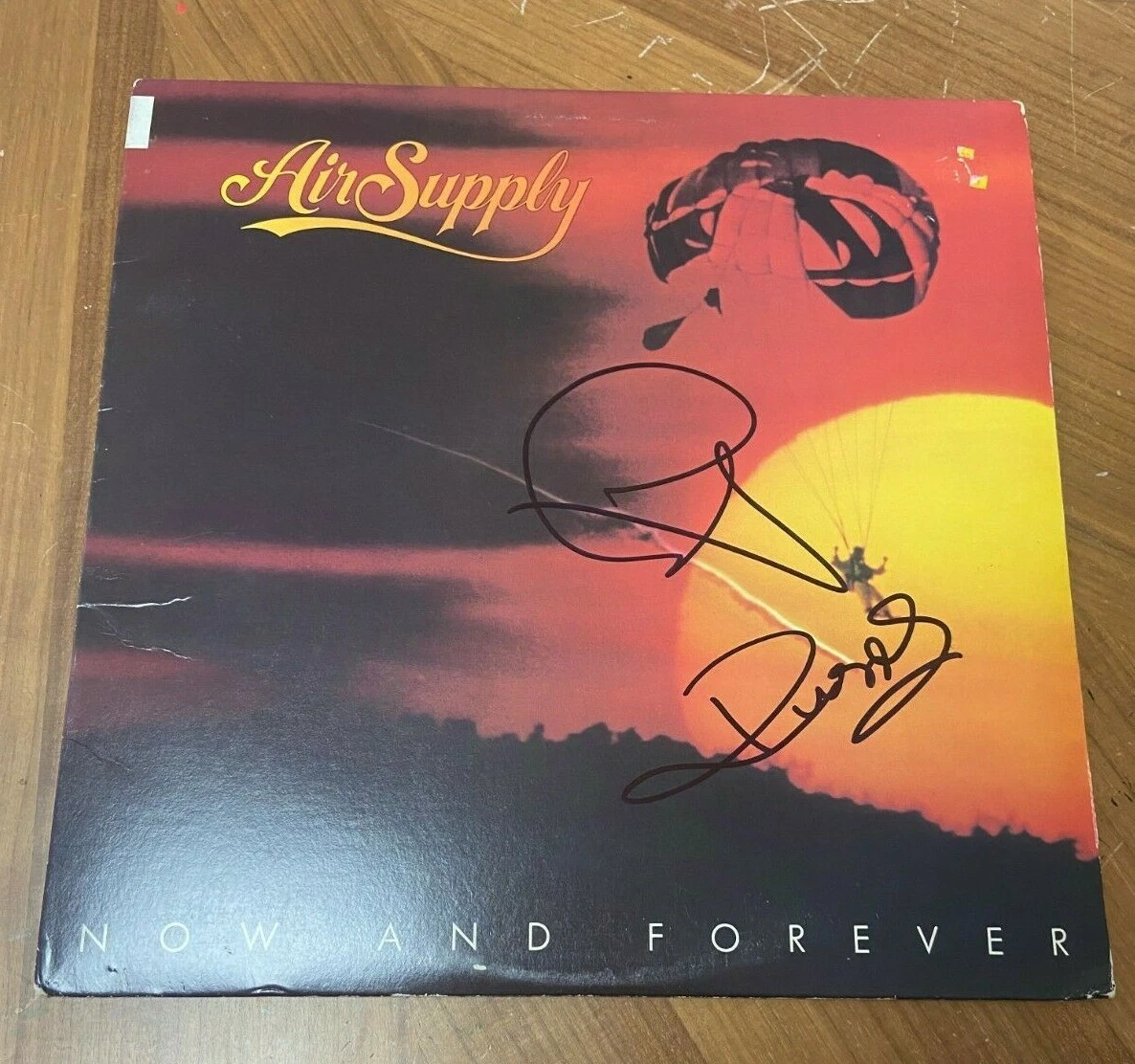 * AIR SUPPLY * signed vinyl album * GRAHAM RUSSELL HITCHCOCK * COA * 6