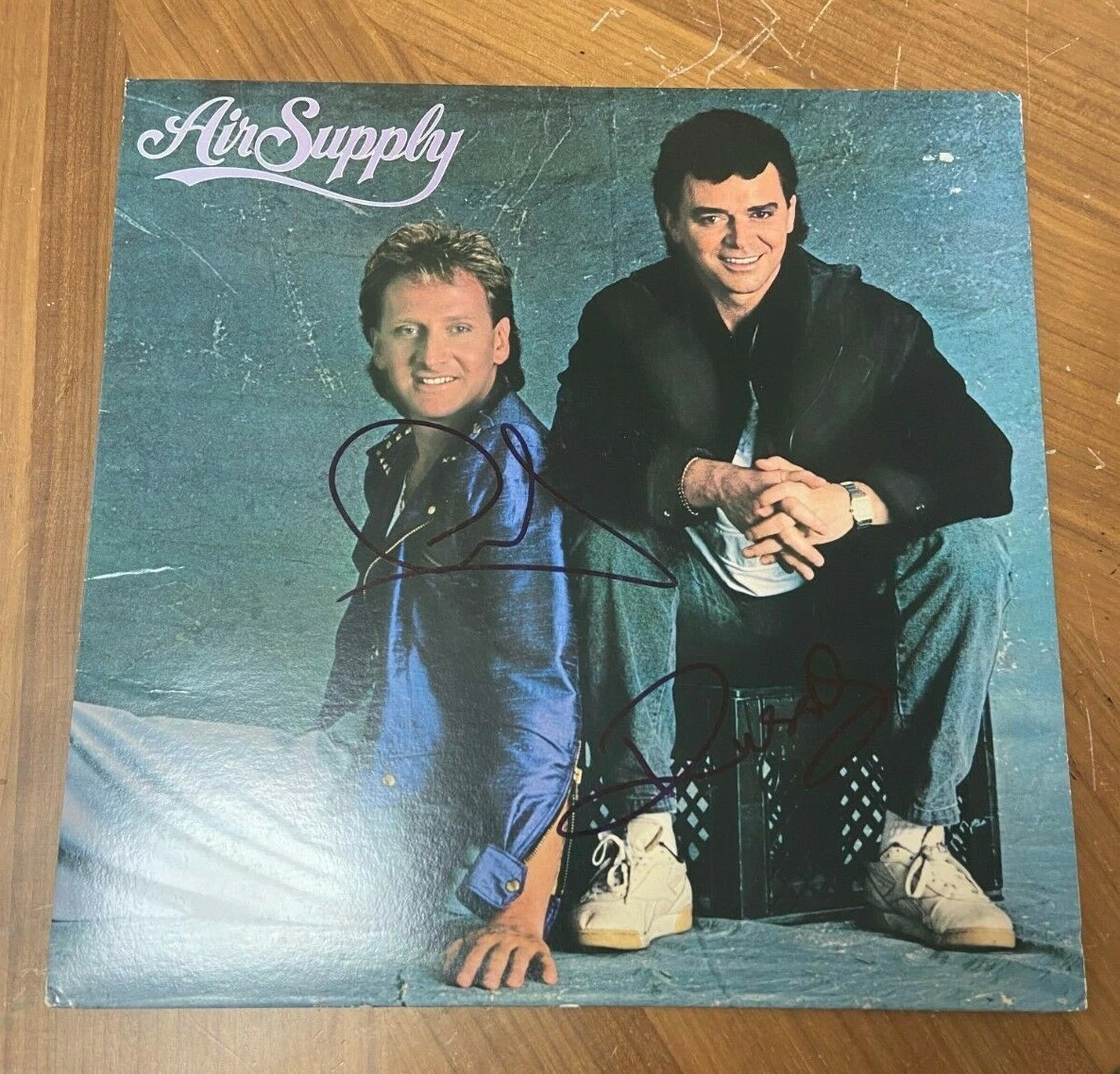 * AIR SUPPLY * signed vinyl album * GRAHAM RUSSELL HITCHCOCK * COA * 4