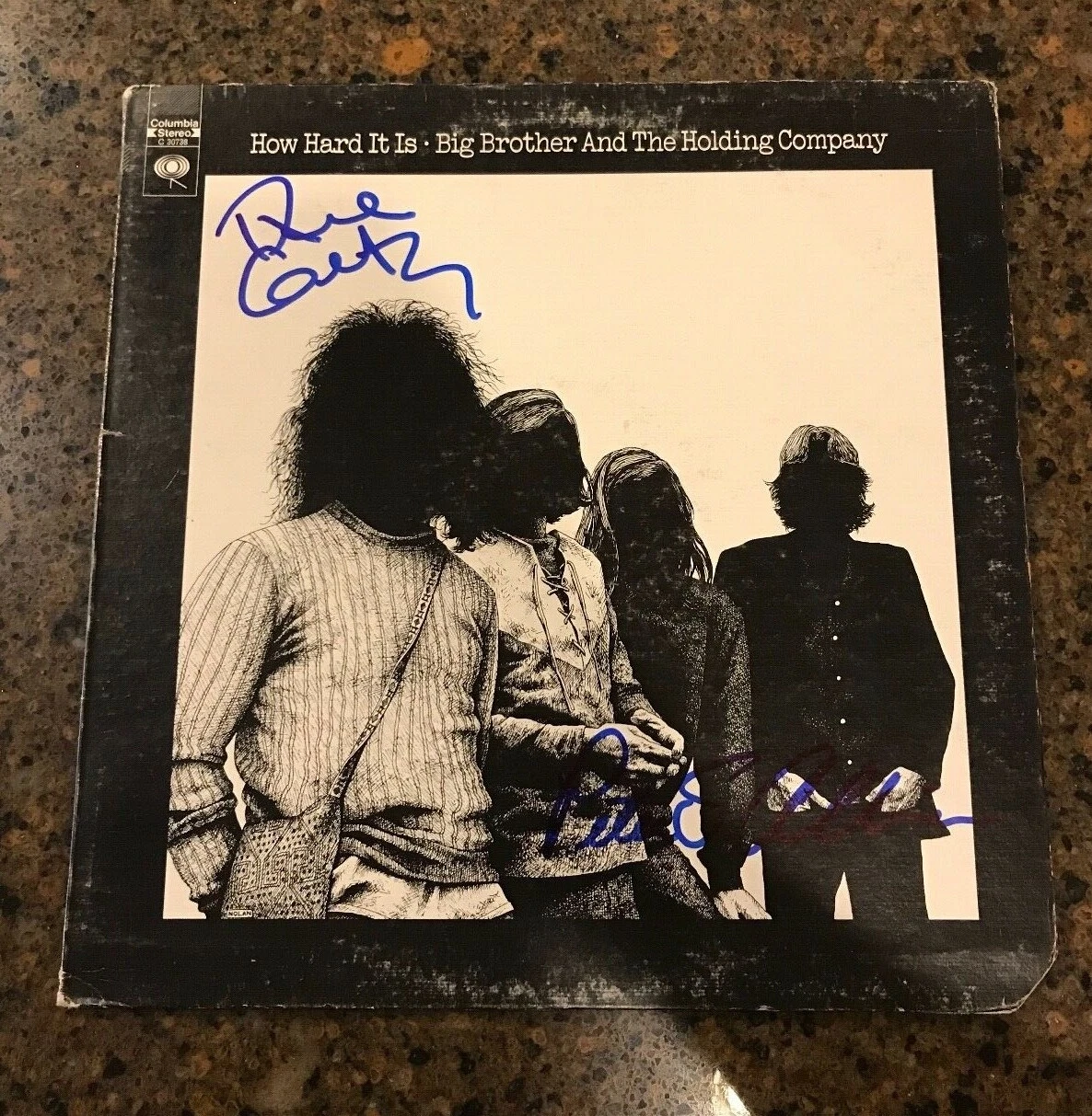 * BIG BROTHER & THE HOLDING COMPANY * signed album * GETZ & ALBIN * COA * 3