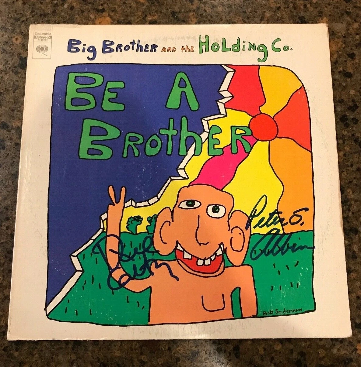 * BIG BROTHER & THE HOLDING COMPANY * signed album * GETZ & ALBIN * COA * 4