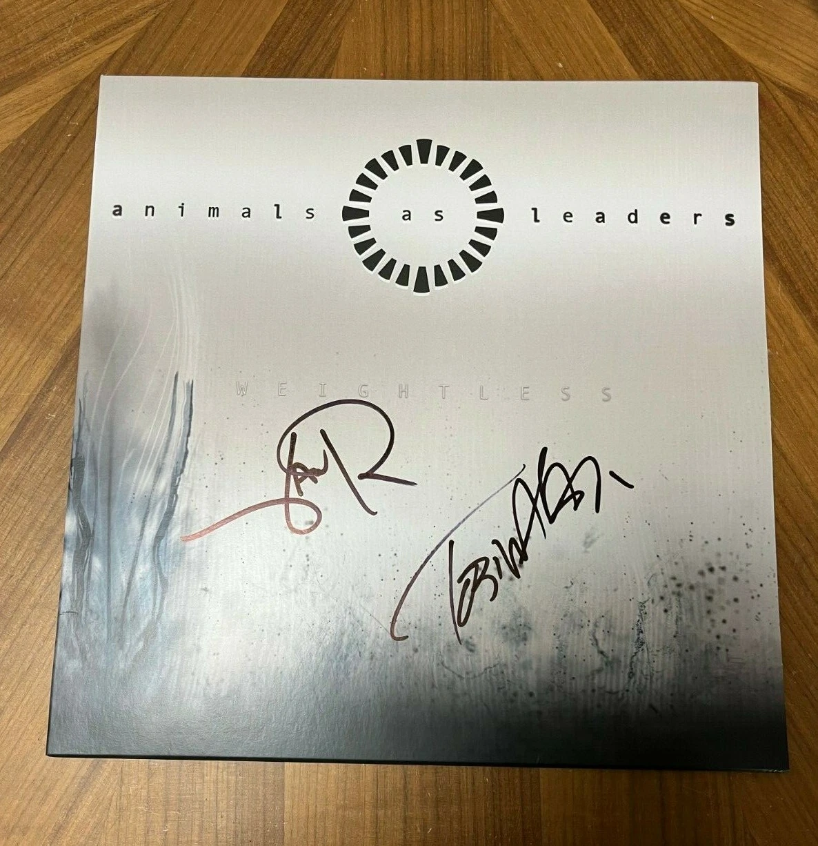 * ANIMALS AS LEADERS * signed album * WEIGHTLESS * TOSIN ABASI & JAVIER REYES *1