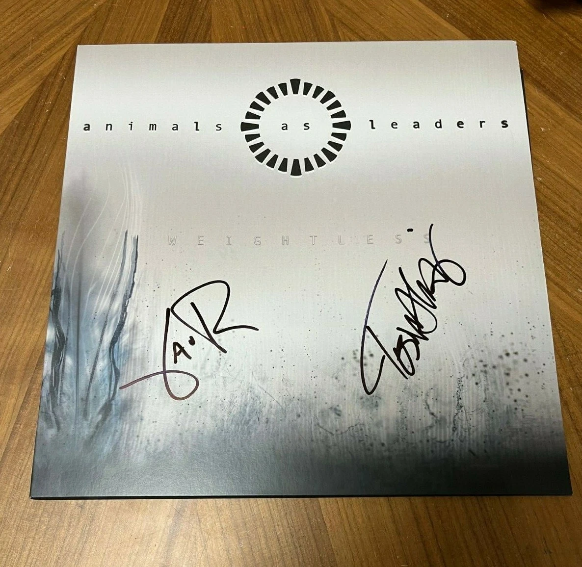 * ANIMALS AS LEADERS * signed album * WEIGHTLESS * TOSIN ABASI & JAVIER REYES *2
