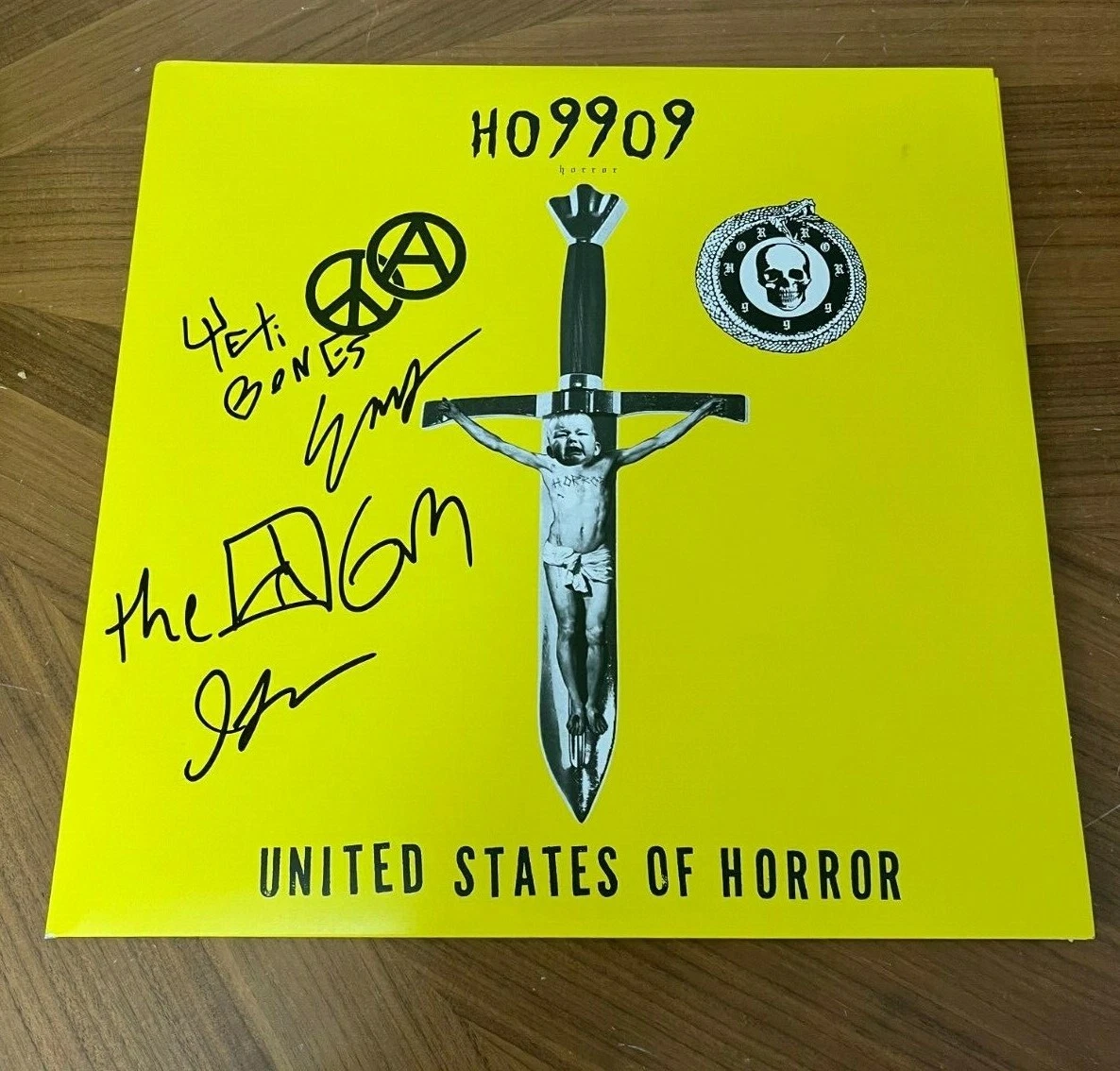 * HO99O9 * signed album * UNITED STATES OF HORROR * THEOGM * YETTI * EADDY * 4