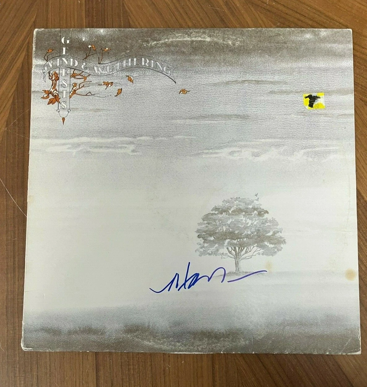 * STEVE HACKETT * signed album * WIND & WUTHERING * GENESIS * COA * 1