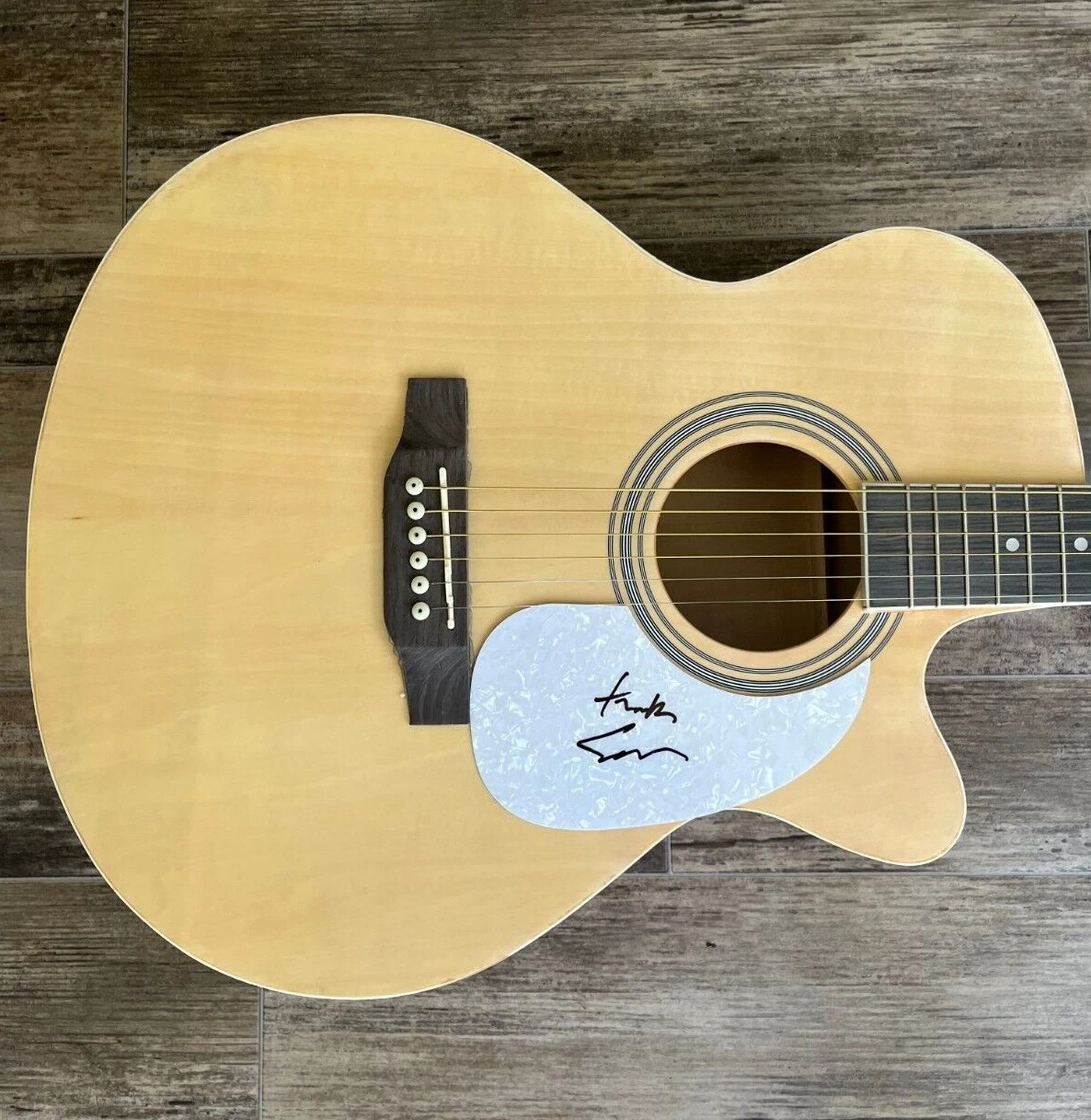 * CHRISTIAN LEE HUTSON * signed acoustic guitar * LOSE THIS NUMBER * COA * 1