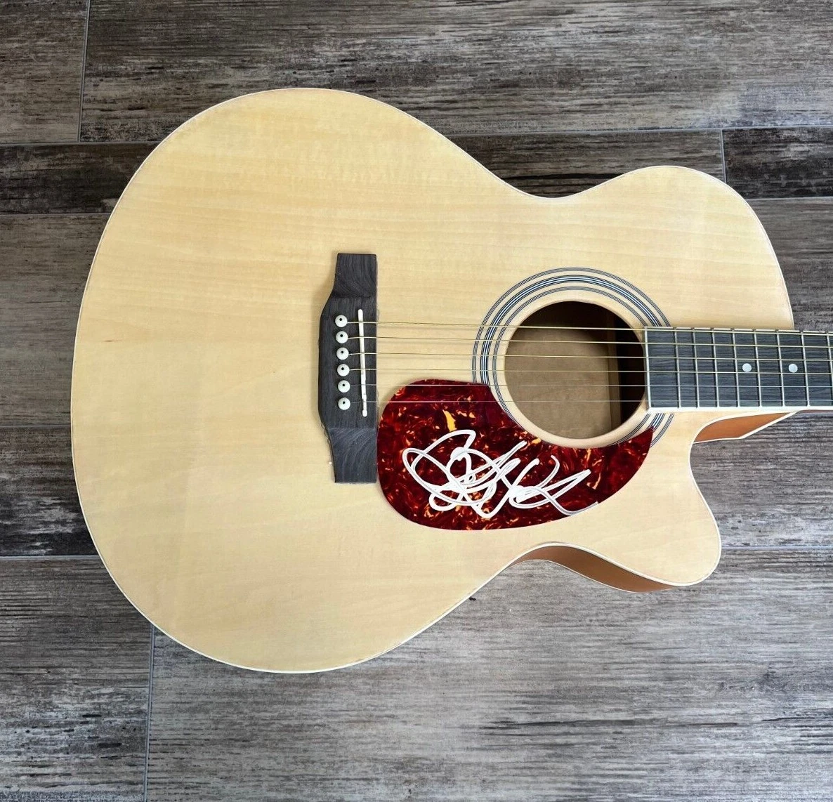 * CAYLEE HAMMACK * SIGNED ACOUSTIC GUITAR * SMALL TOWN HYPOCRITE * COA * 3 COLLECTIBLE MEMORABILIA