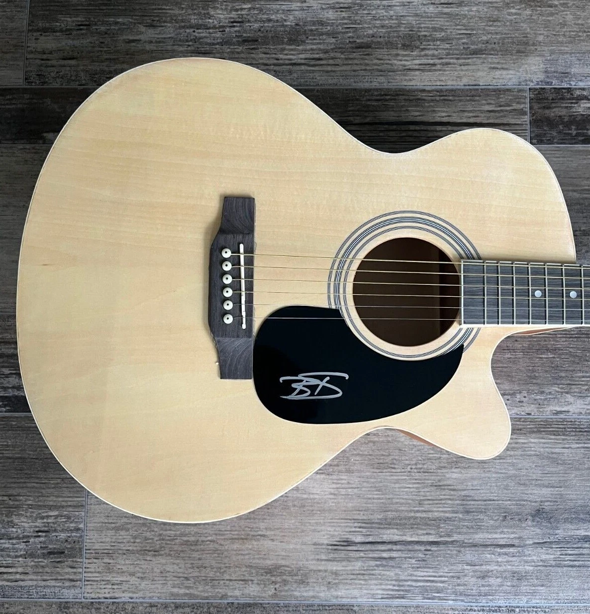 * BRIAN KELLEY * signed acoustic guitar * FLORIDA GEORGIA LINE * BEACH COWBOY *2