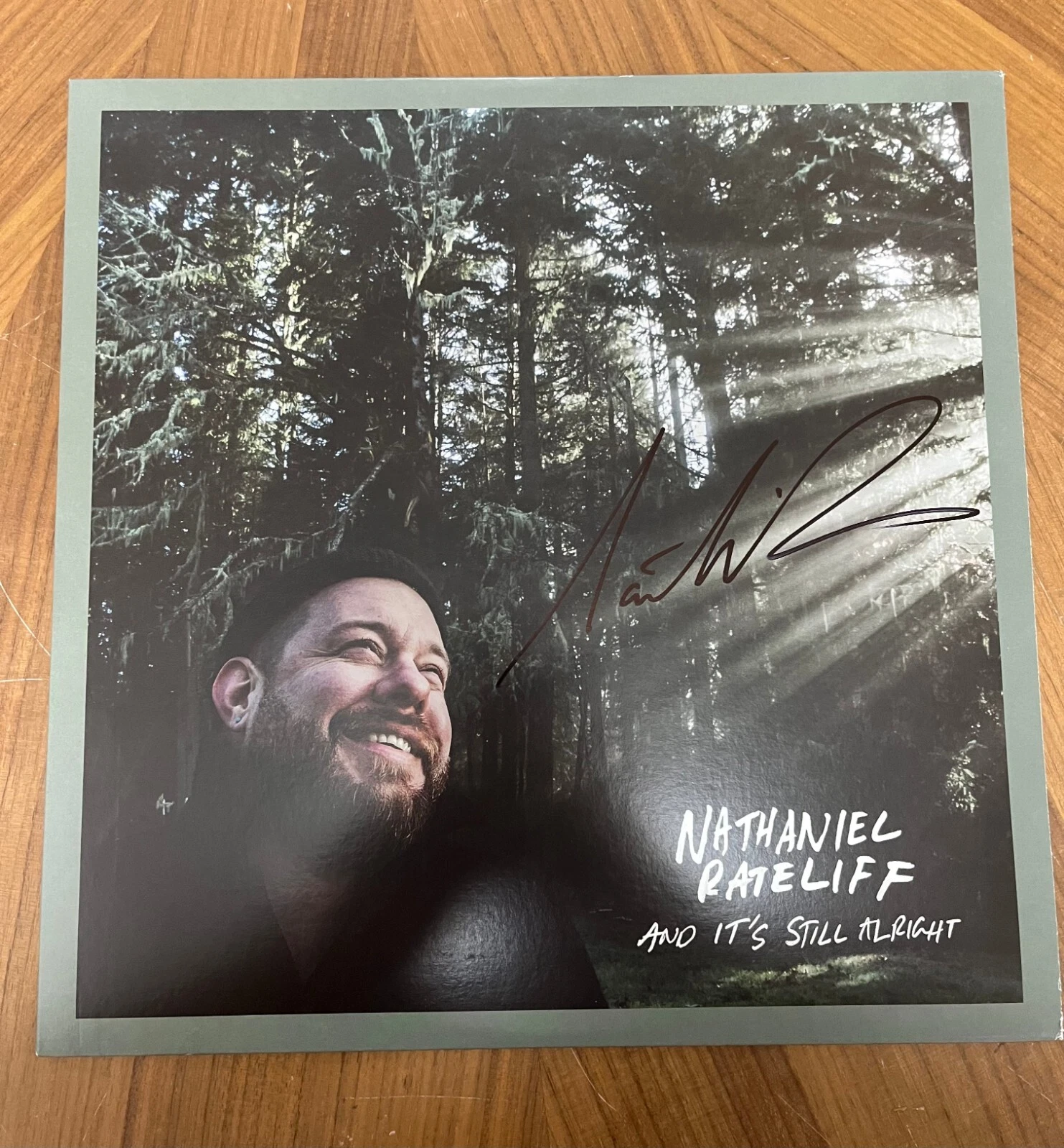 * NATHANIEL RATELIFF * signed album * AND ITS STILL ALRIGHT  * COA * 1