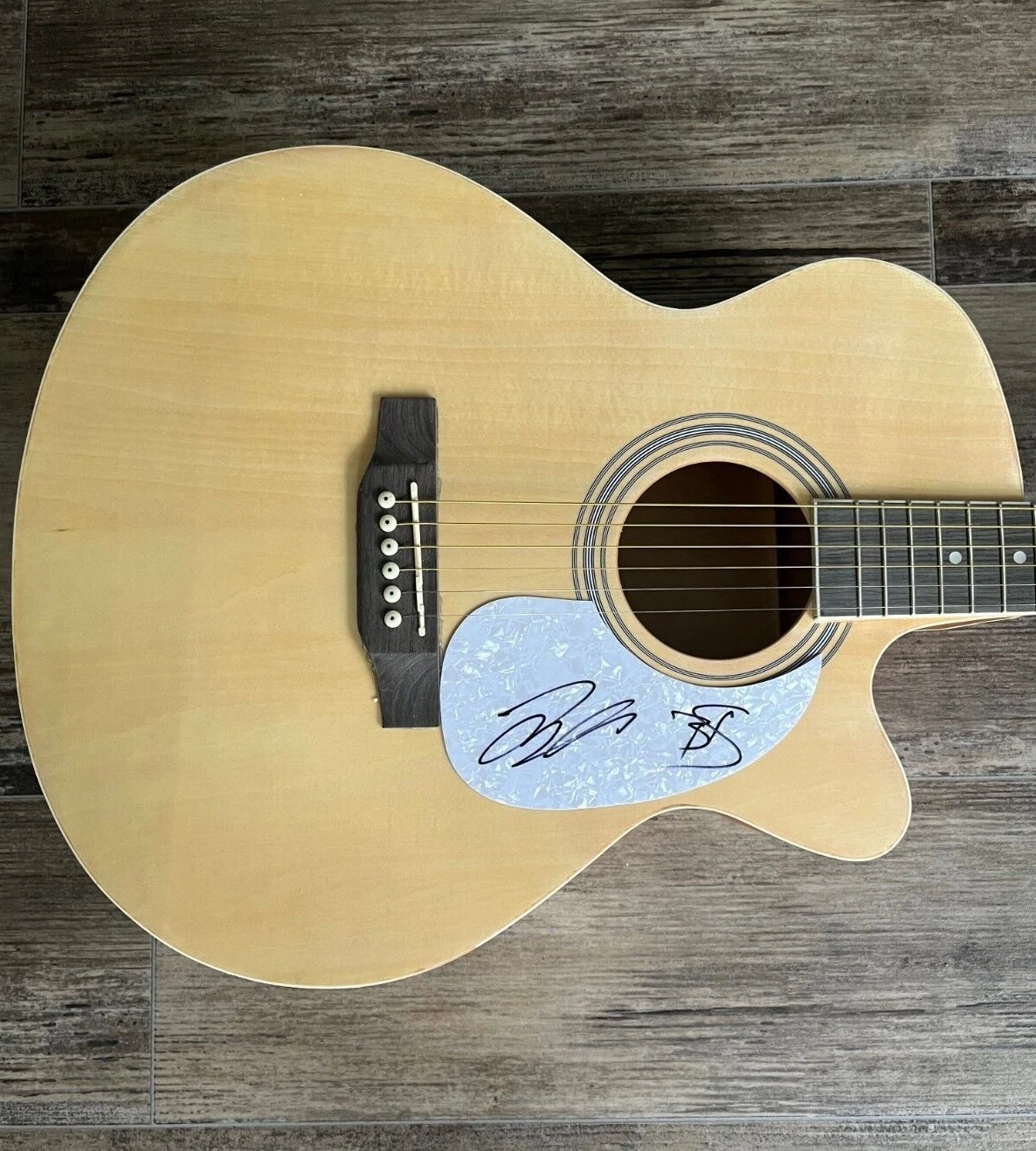 * FLORIDA GEORGIA LINE * signed acoustic guitar * TYLER HUBBARD BRIAN KELLEY * 3