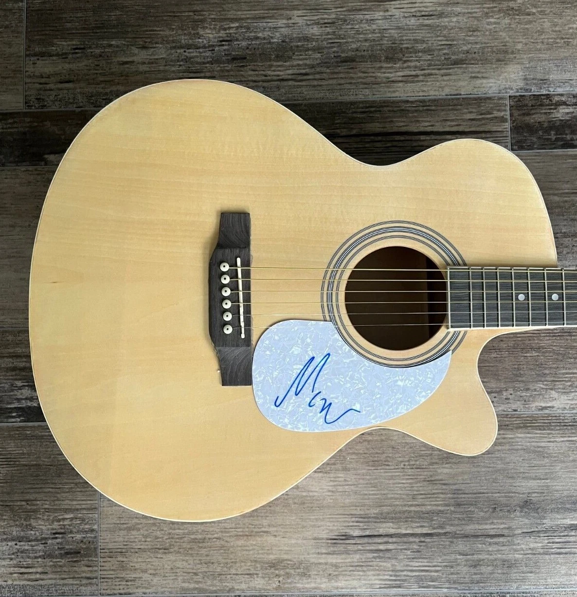 * MARK WYSTRACH * signed acoustic guitar * MIDLAND * COA * 2