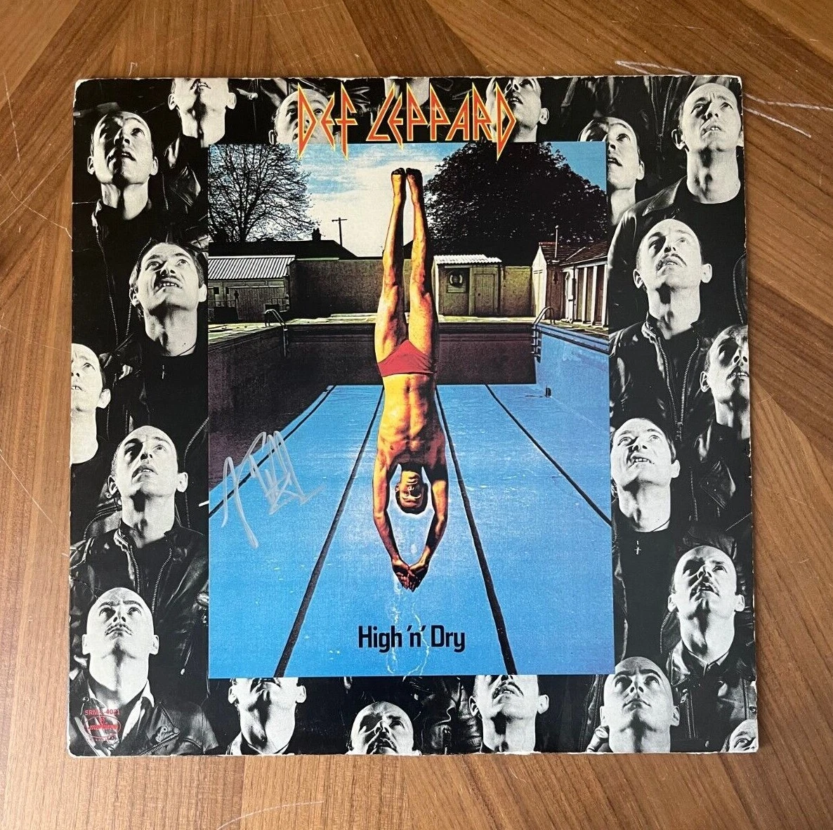 * JOE ELLIOTT * signed album * DEF LEPPARD * HIGH N' DRY * COA * 3