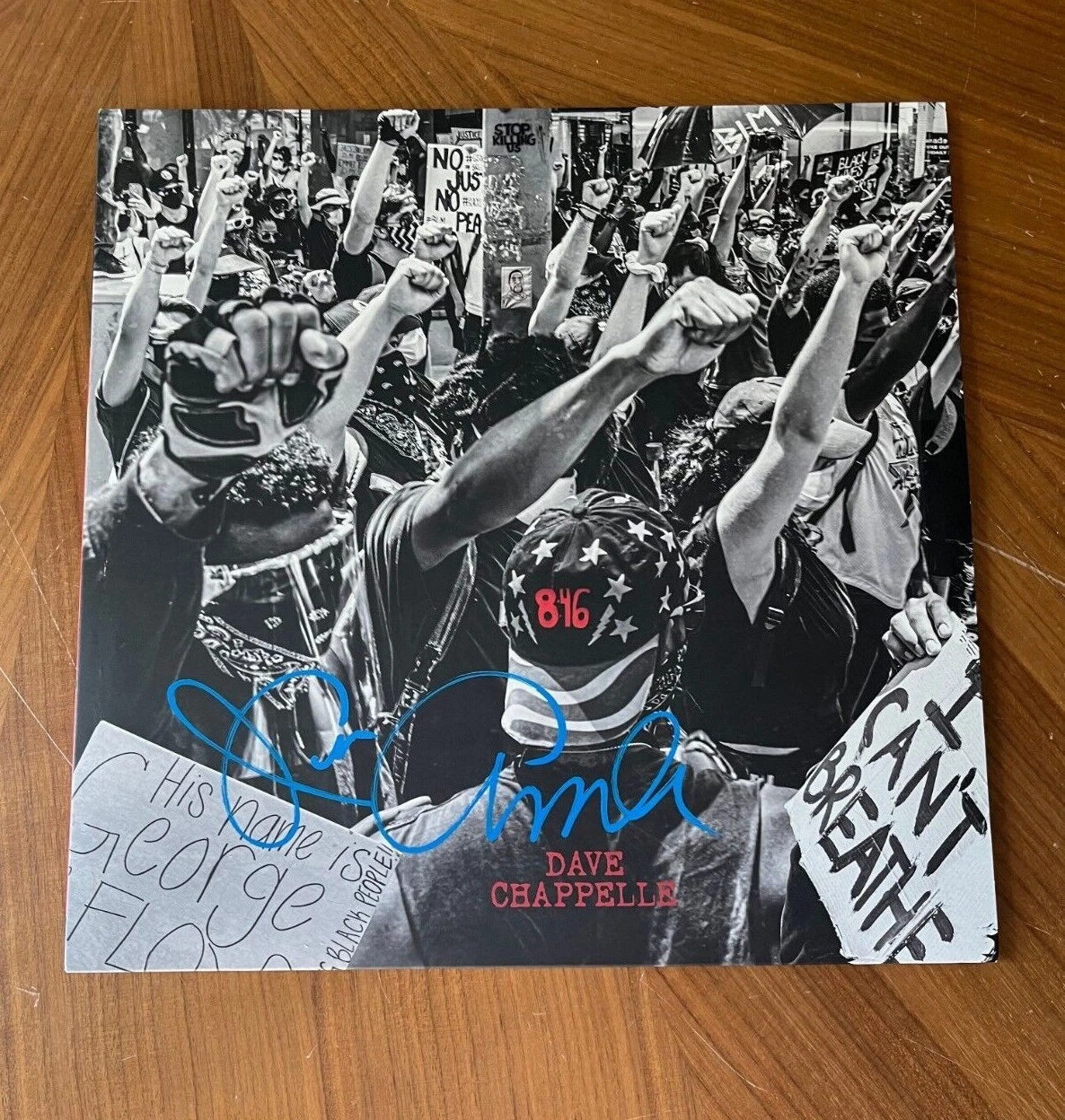 * DAVE CHAPPELLE * signed vinyl album * 846 * GEORGE FLOYD * COA * 1