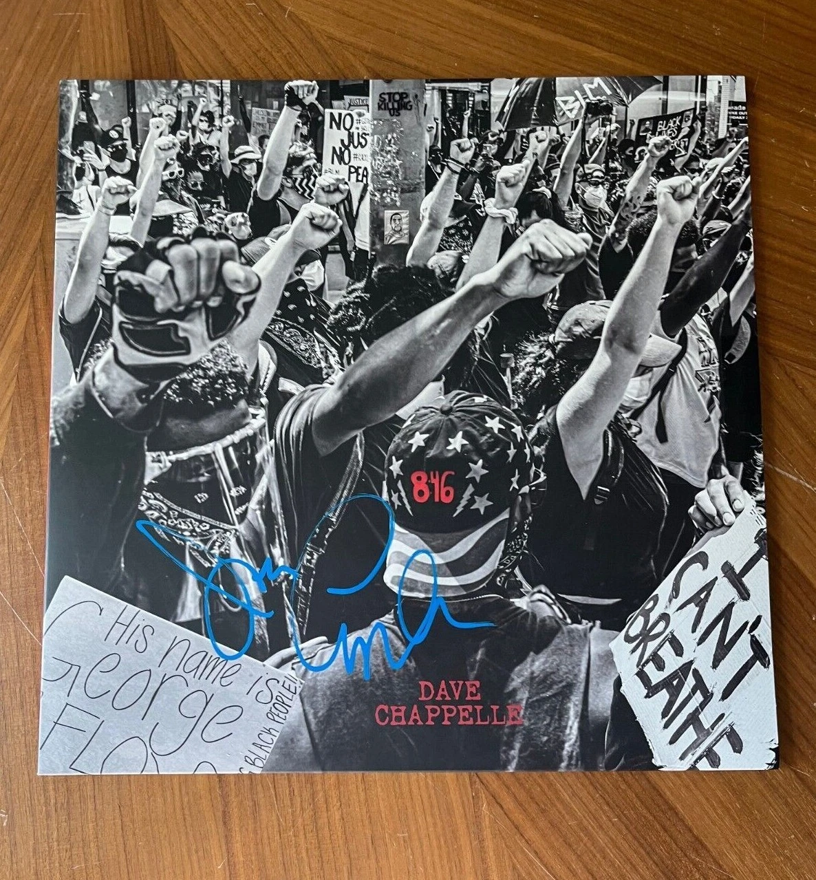 * DAVE CHAPPELLE * signed vinyl album * 846 * GEORGE FLOYD * COA * 2