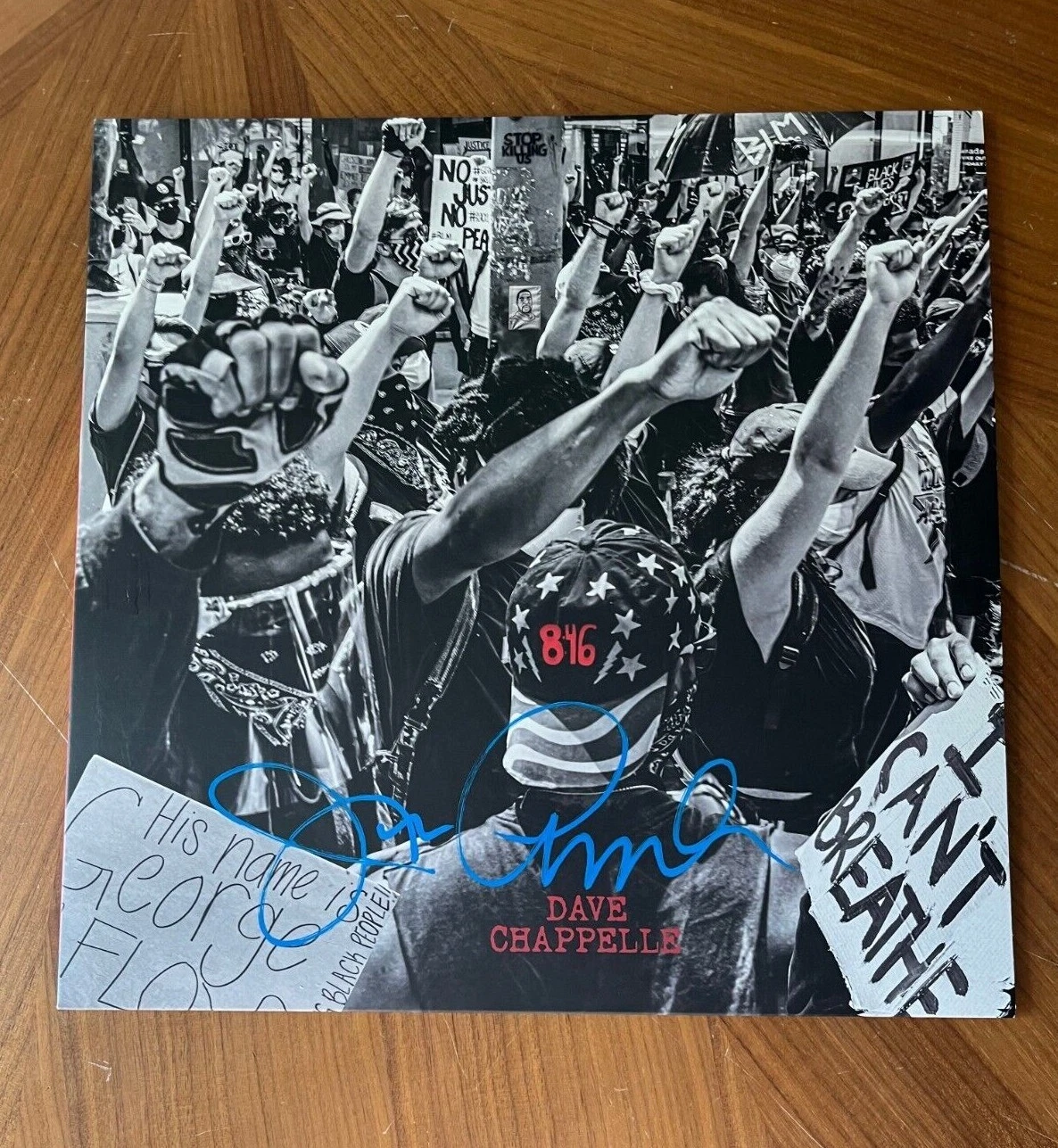 * DAVE CHAPPELLE * signed vinyl album * 846 * GEORGE FLOYD * COA * 3