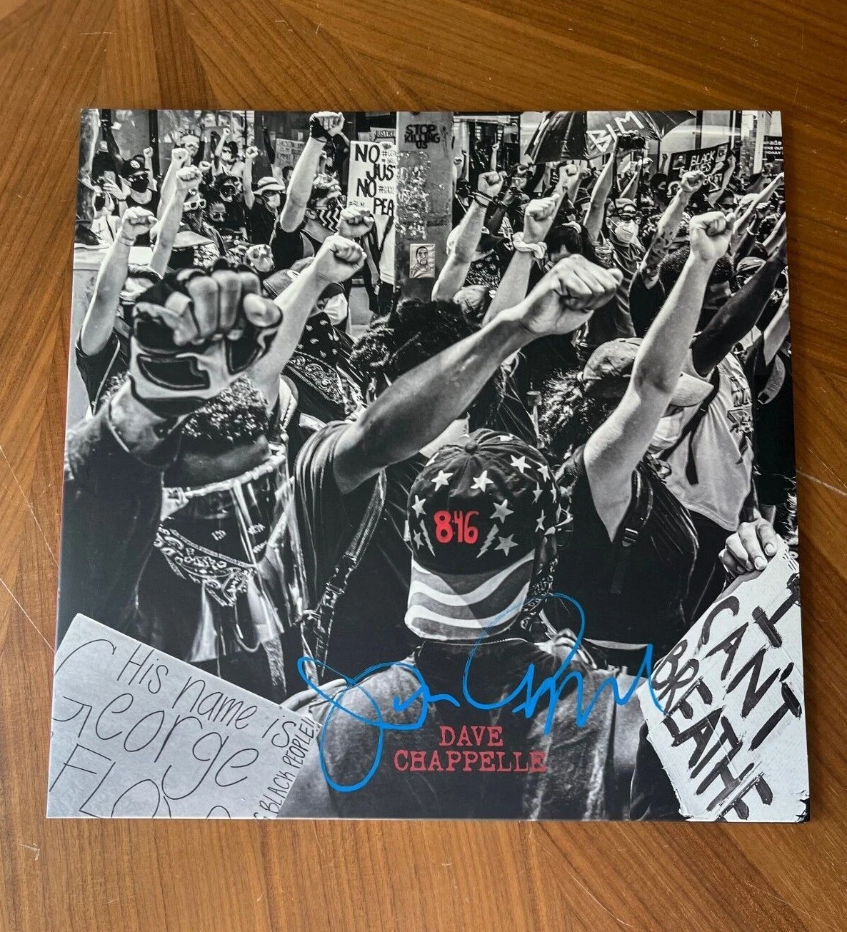 * DAVE CHAPPELLE * signed vinyl album * 846 * GEORGE FLOYD * COA * 4