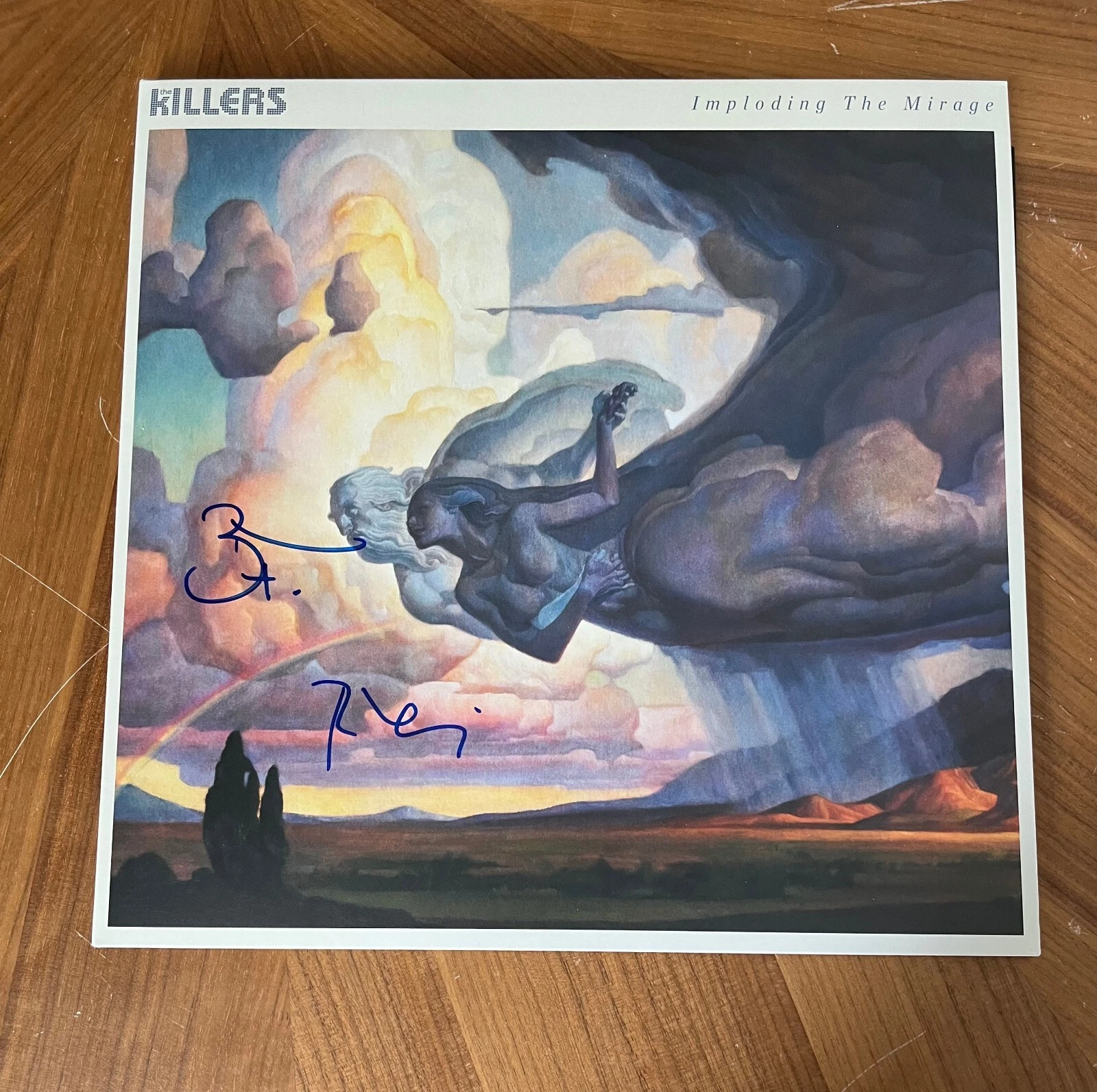* THE KILLERS * signed album * IMPLODING THE MIRAGE * BRANDON & RONNIE * 1