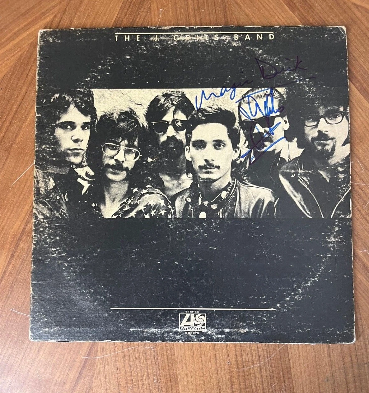 * J. GEILS BAND * signed album * THE J. GEILS BAND * J. GEILS & MAGIC DICK * 1