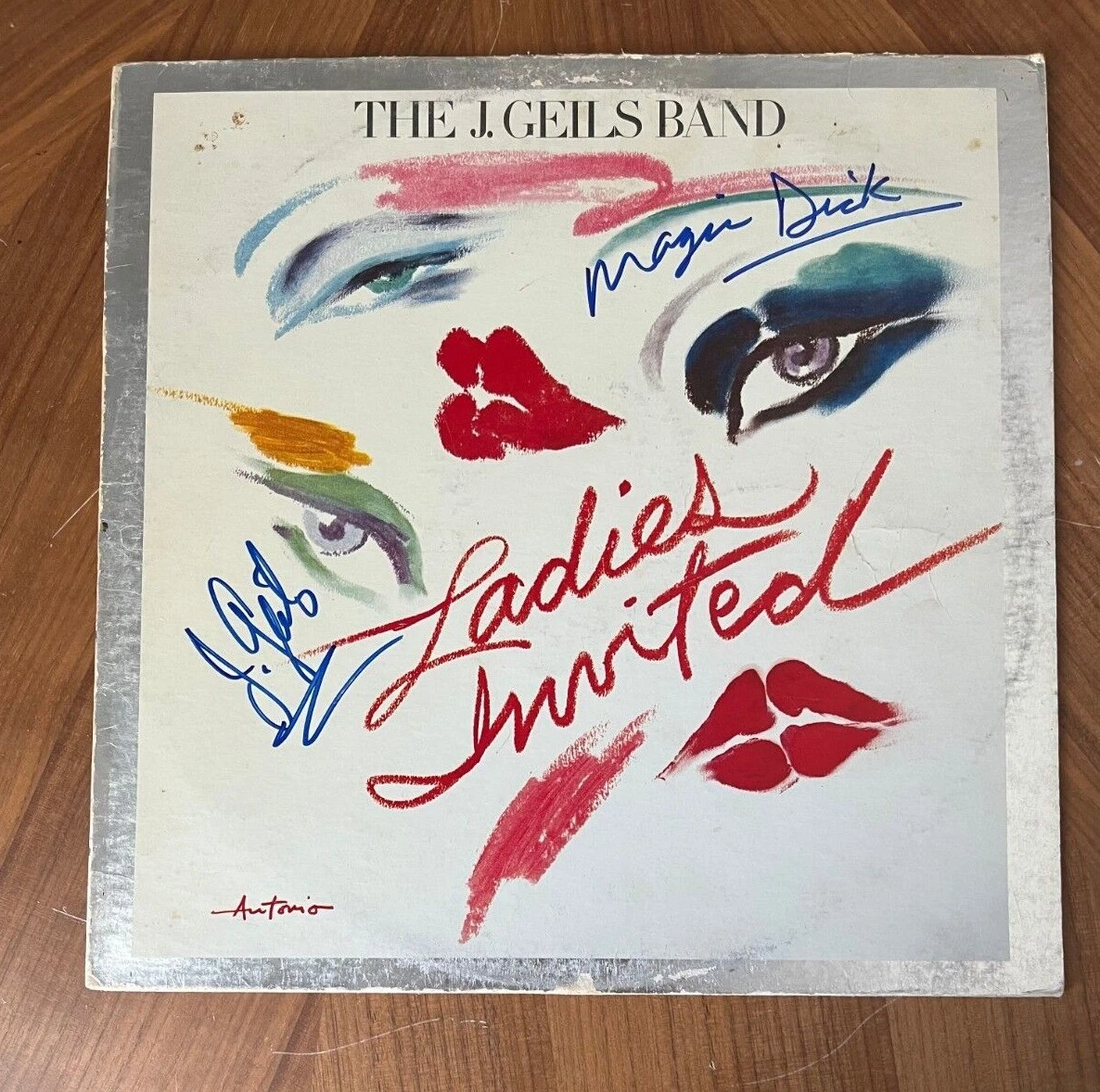 * J. GEILS BAND * signed album * LADIES INVITED * J. GEILS & MAGIC DICK * 1