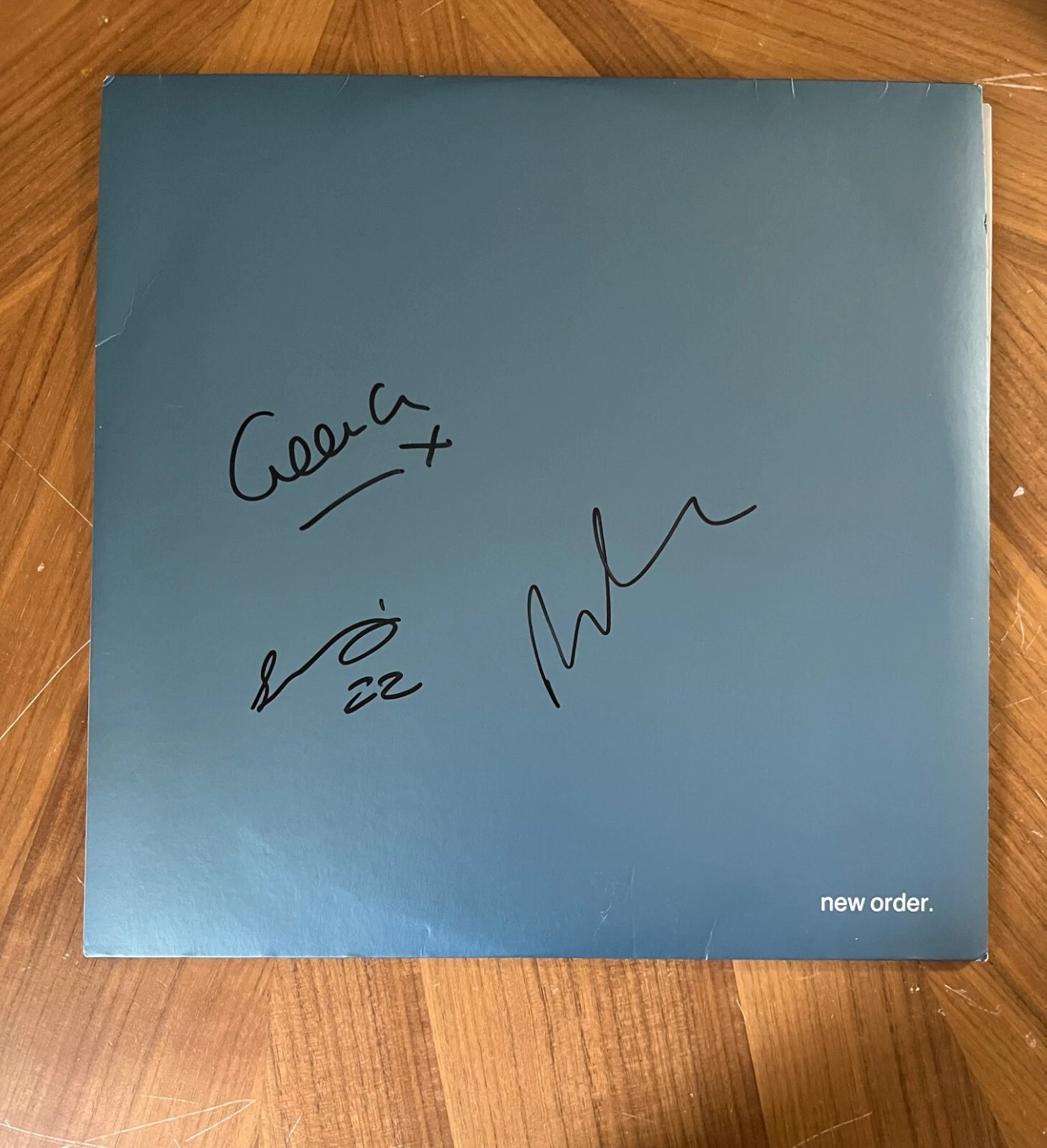 * NEW ORDER * signed album * BE A REBEL * BERNARD, STEPHEN & GILLIAN * 1