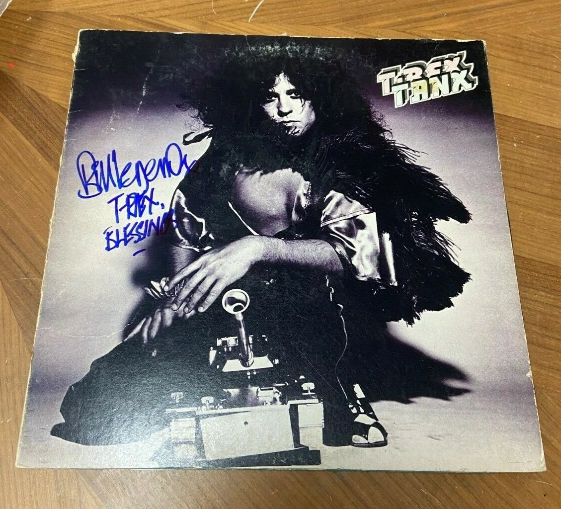 * BILL LEGEND * signed vinyl album * T-REX * TANX * COA * 1