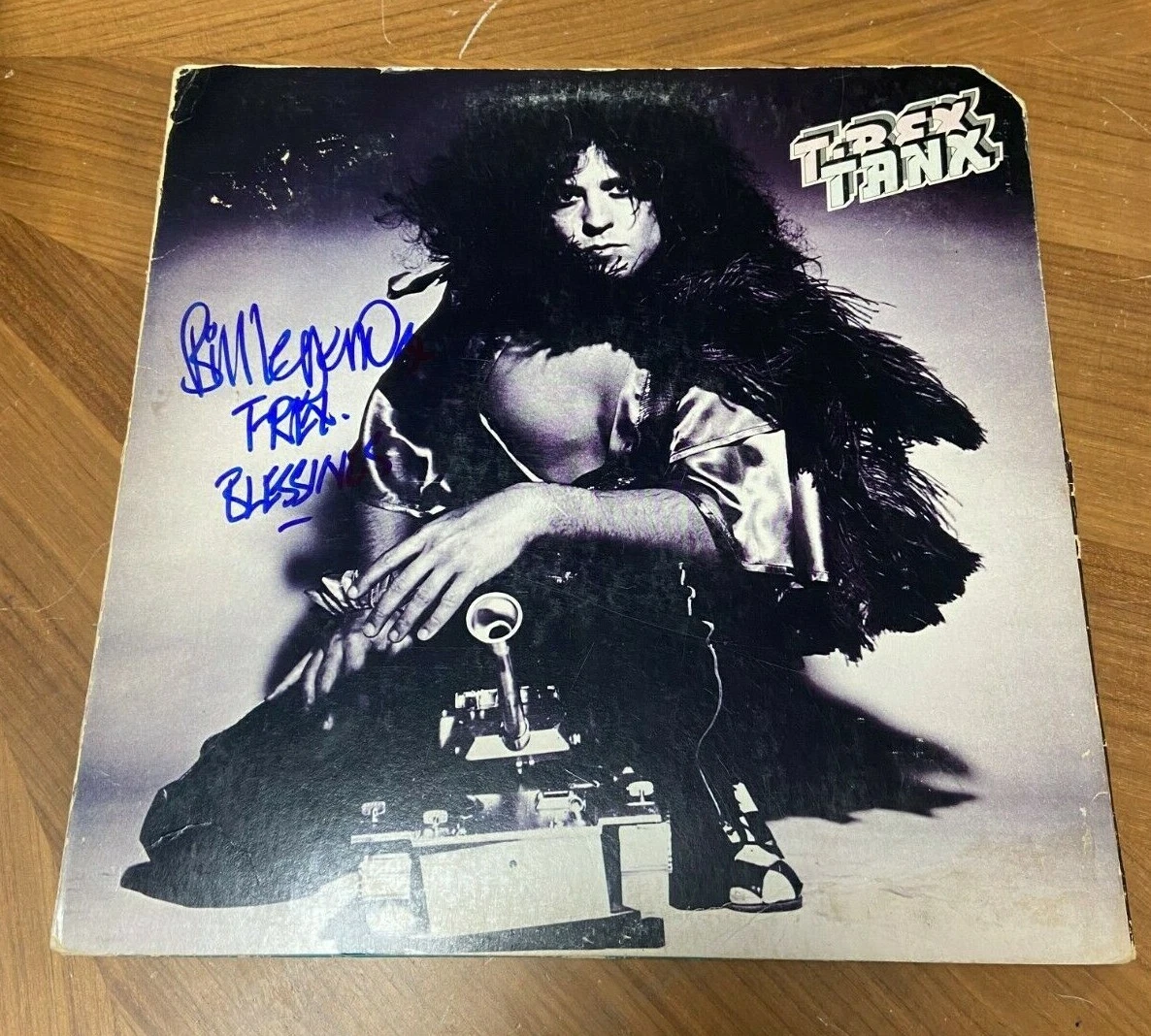 * BILL LEGEND * signed vinyl album * T-REX * TANX * COA * 2