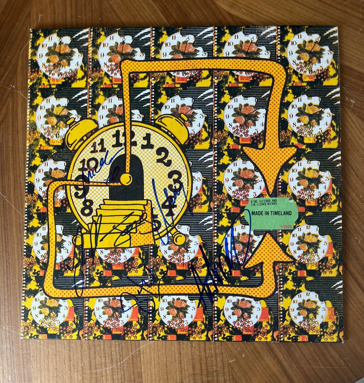 * KING GIZZARD & THE LIZARD WIZARD * signed album * MADE IN TIMELAND * FULL BAND
