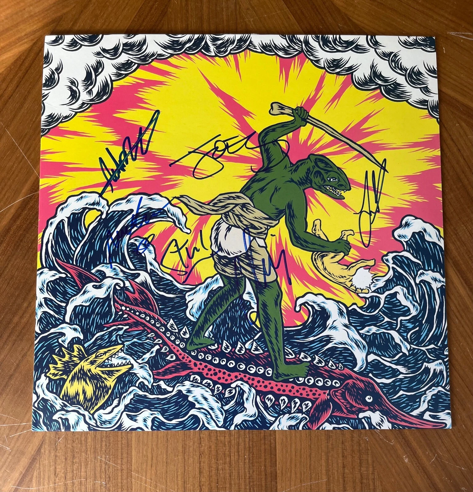 * KING GIZZARD & THE LIZARD WIZARD * signed album * TEENAGE GIZZARD *