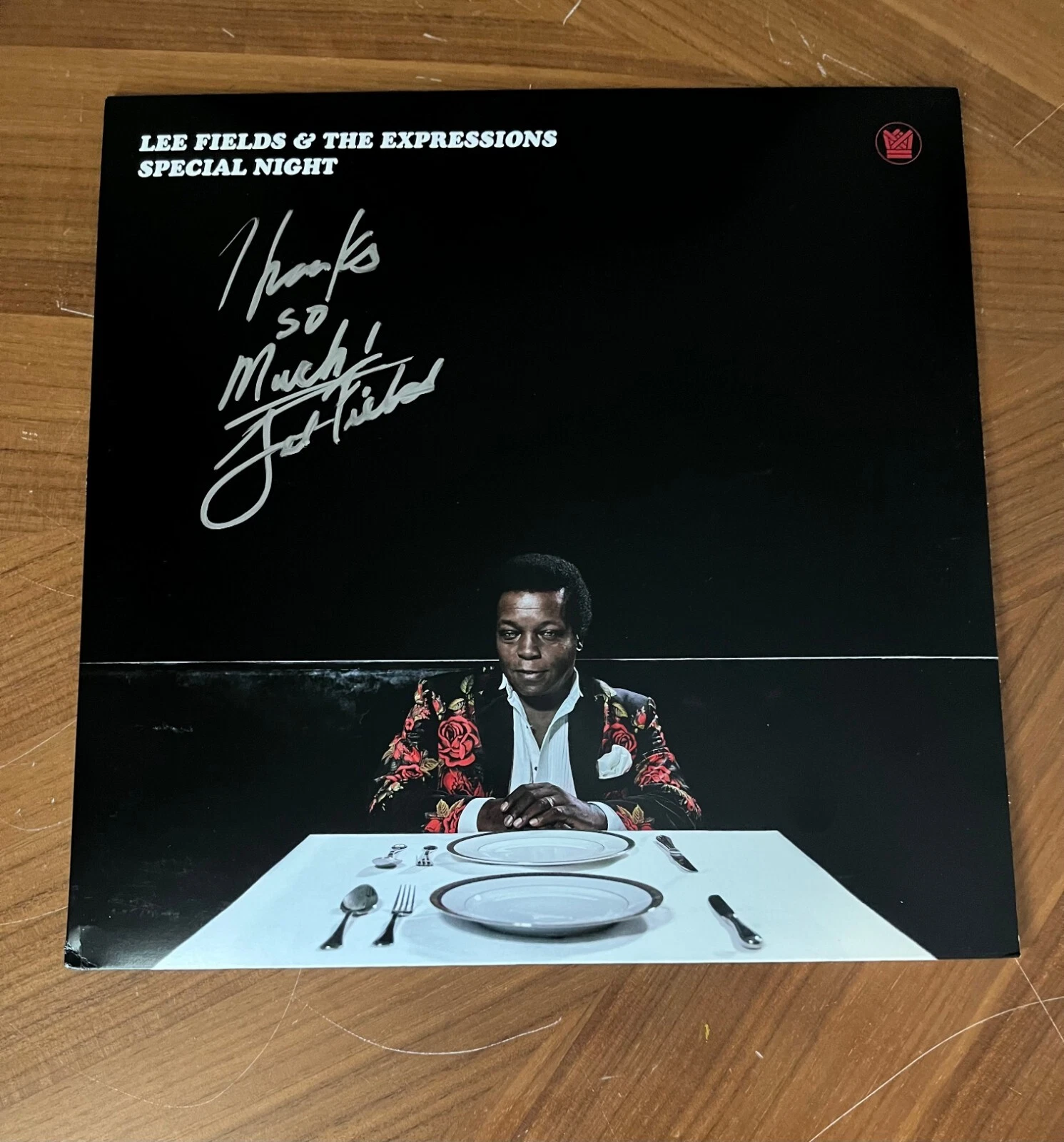 * LEE FIELDS * signed album * THE EXPRESSIONS * SPECIAL NIGHT * PROOF * 2