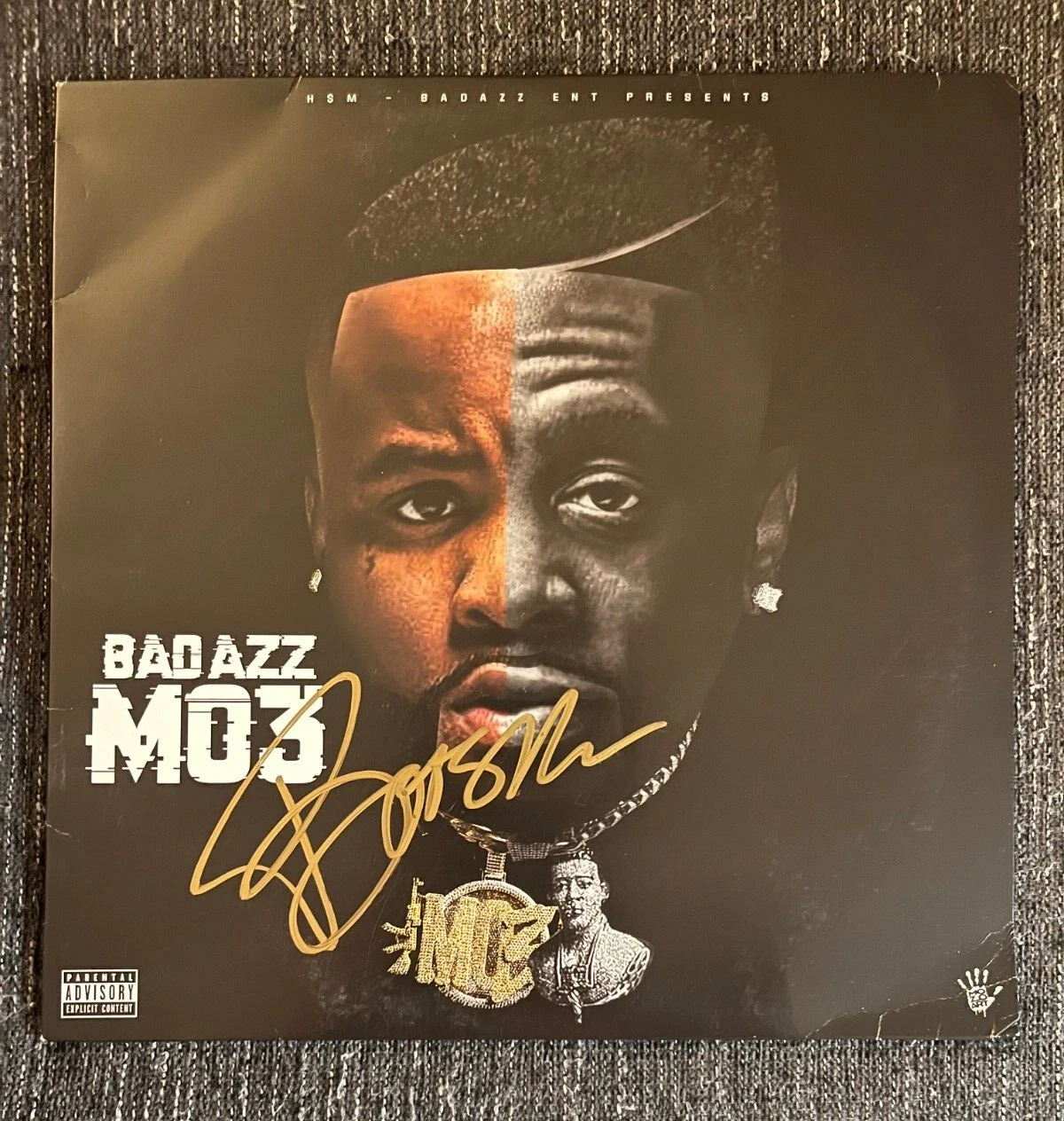 * BOOSIE BADAZZ * signed vinyl album * BADASS MO3 * 1
