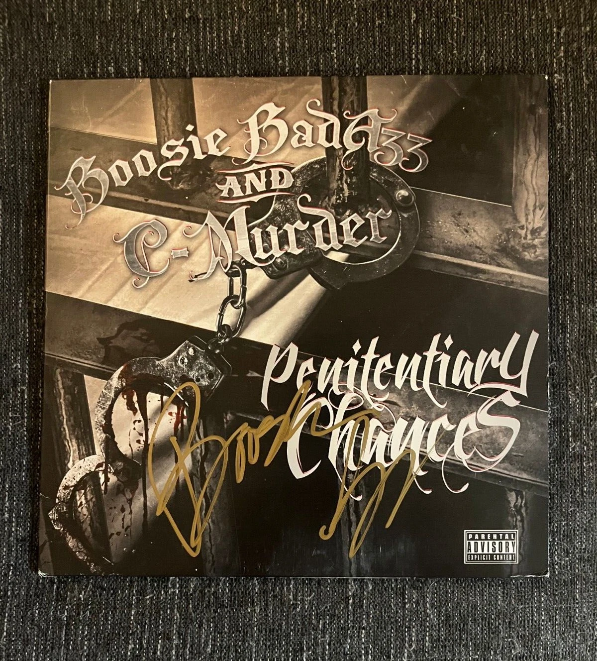 * BOOSIE BADAZZ * signed vinyl album * PENITENTIARY CHANCES * 1