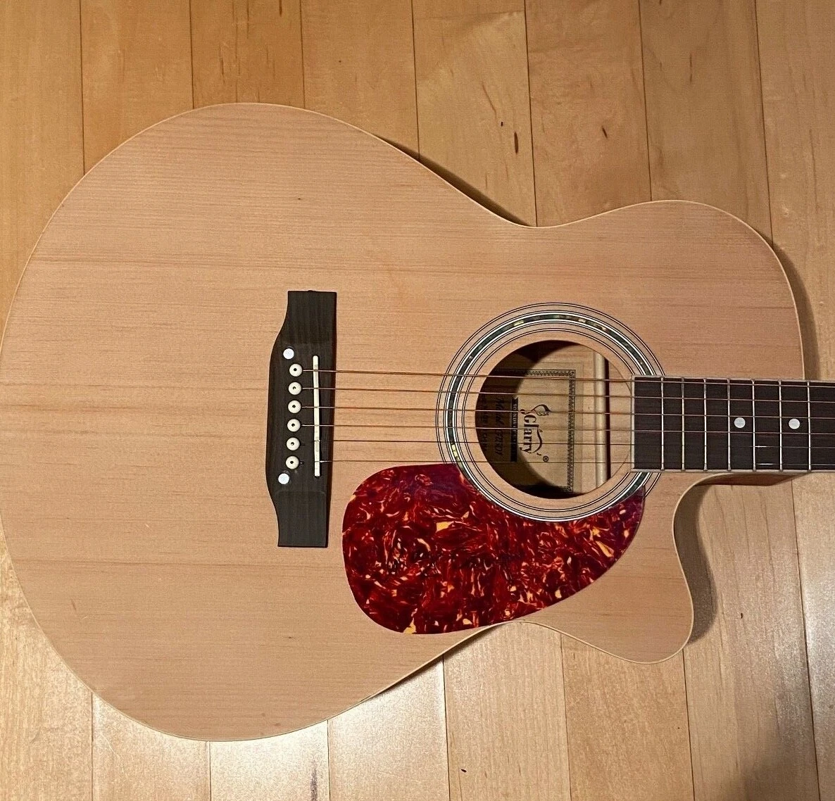 * RAY CAMPI * signed acoustic guitar * THE KING OF ROCKABILLY * COA * 1