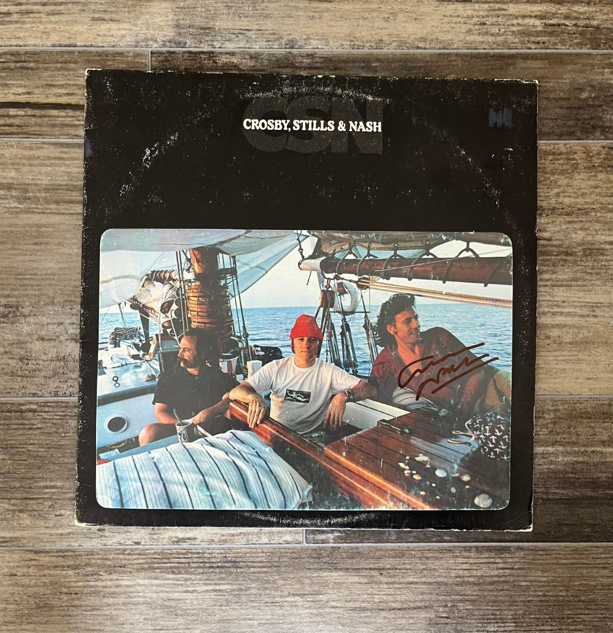* GRAHAM NASH * signed album * CROSBY, STILLS & NASH * 1