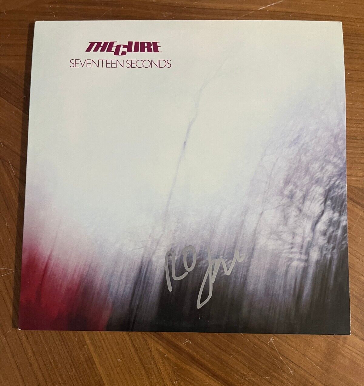 * ROBERT SMITH * signed album * THE CURE * SEVENTEEN SECONDS * 1