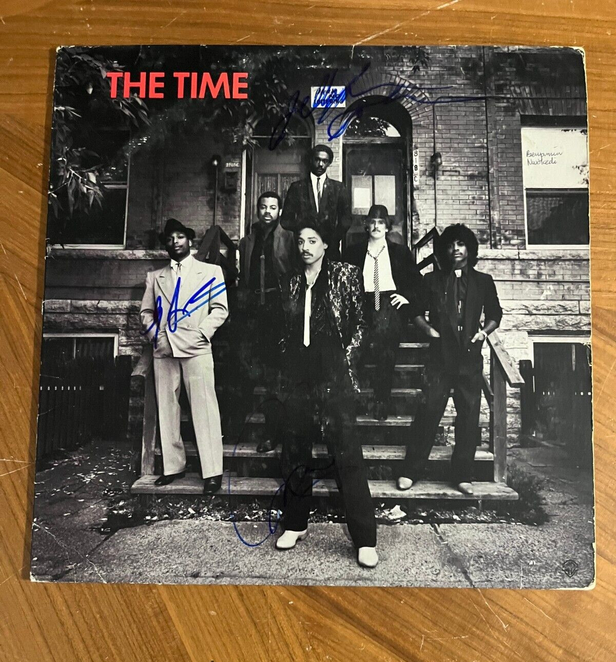 * THE TIME * signed album * JIMMY JAM, TERRY LEWIS & JELLYBEAN JOHNSON * 1