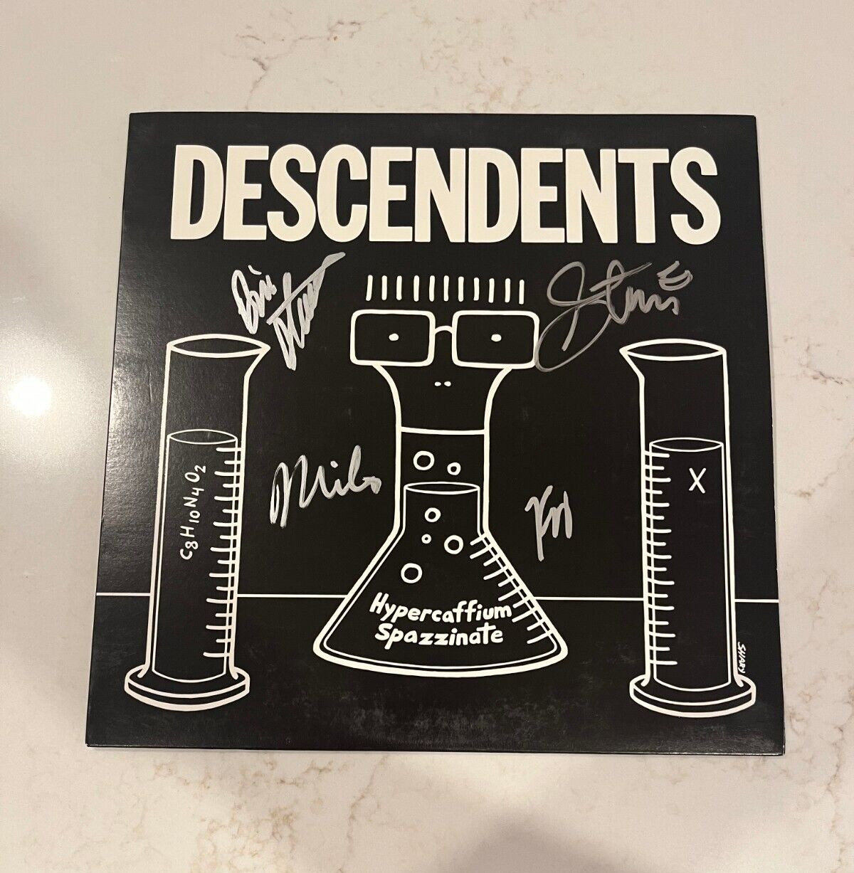 * DESCENDENTS * signed album * HYPERCAFFIUM SPAZZINATE * FULL BAND * 2