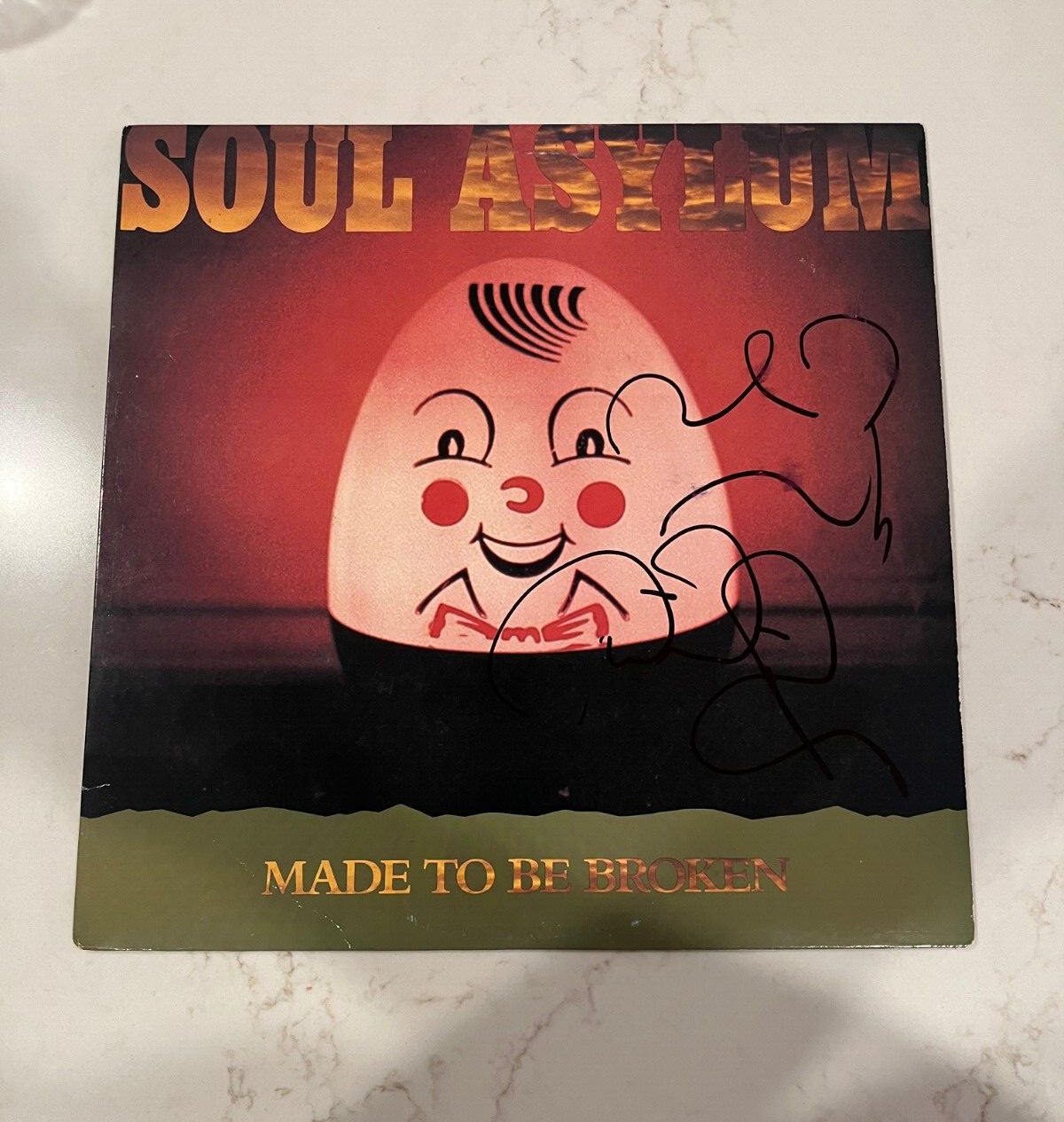 * SOUL ASYLUM * signed album * DAVE PIRNER & DANIEL MURPHY * MADE TO BE BROKEN 1