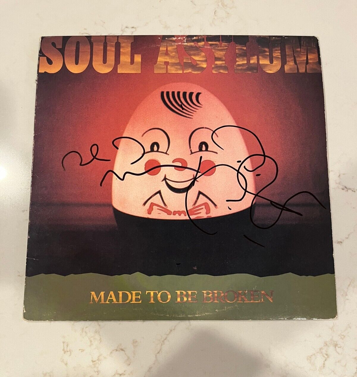 * SOUL ASYLUM * signed album * DAVE PIRNER & DANIEL MURPHY * MADE TO BE BROKEN 4