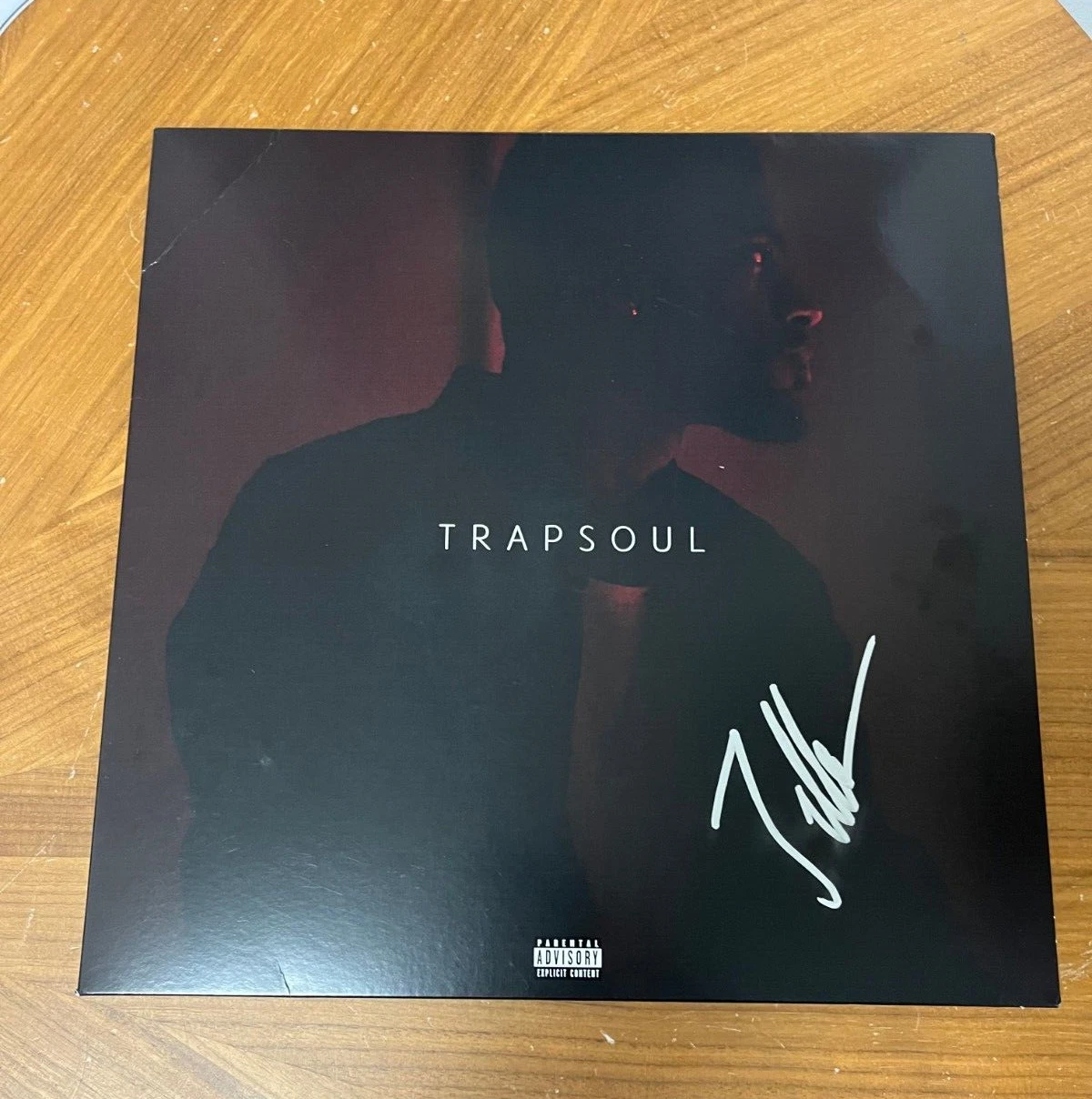 * BRYSON TILLER * signed vinyl album * TRAPSOUL * 4