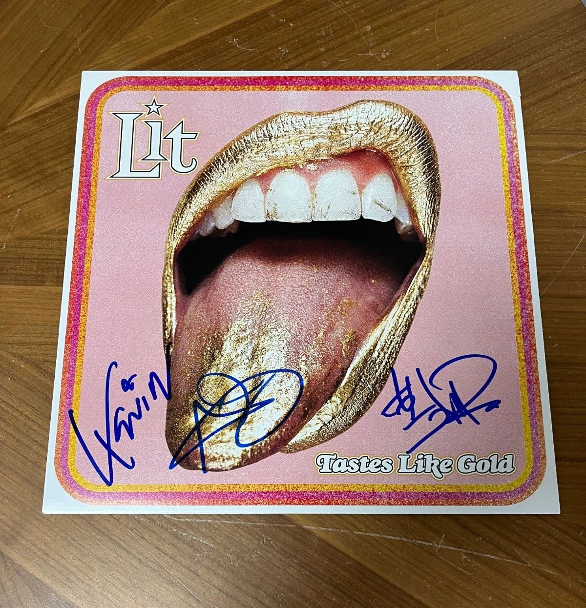 * LIT * signed album * TASTES LIKE GOLD * JEREMY AJAY POPOFF & KEVIN BALDES * 1