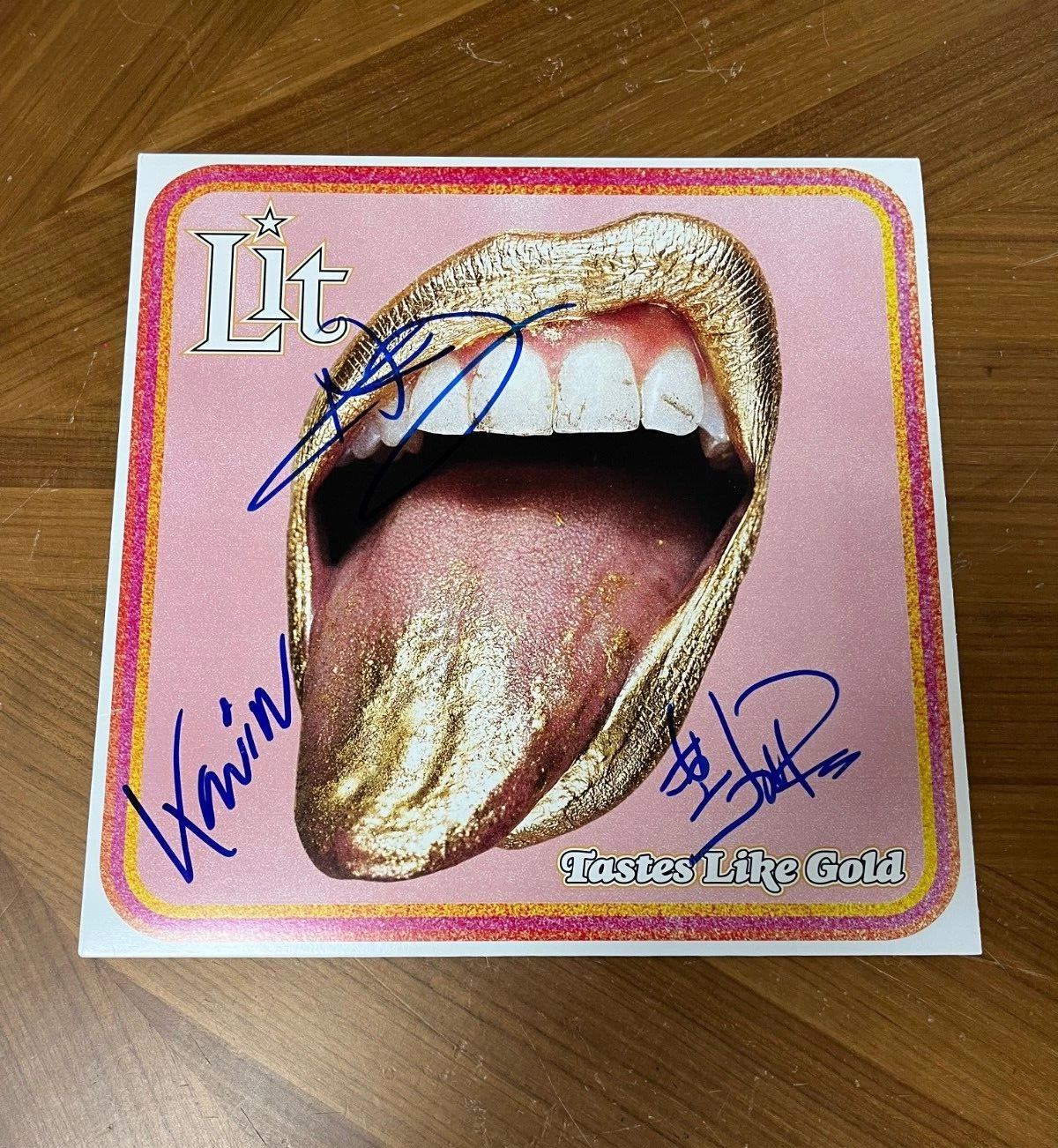 * LIT * signed album * TASTES LIKE GOLD * JEREMY AJAY POPOFF & KEVIN BALDES * 2