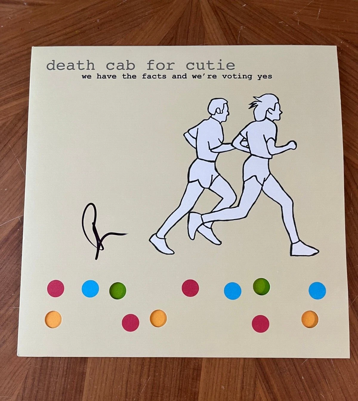 * BEN GIBBARD * signed vinyl album * DEATH CAB FOR CUTIE * WE HAVE THE FACTS * 1