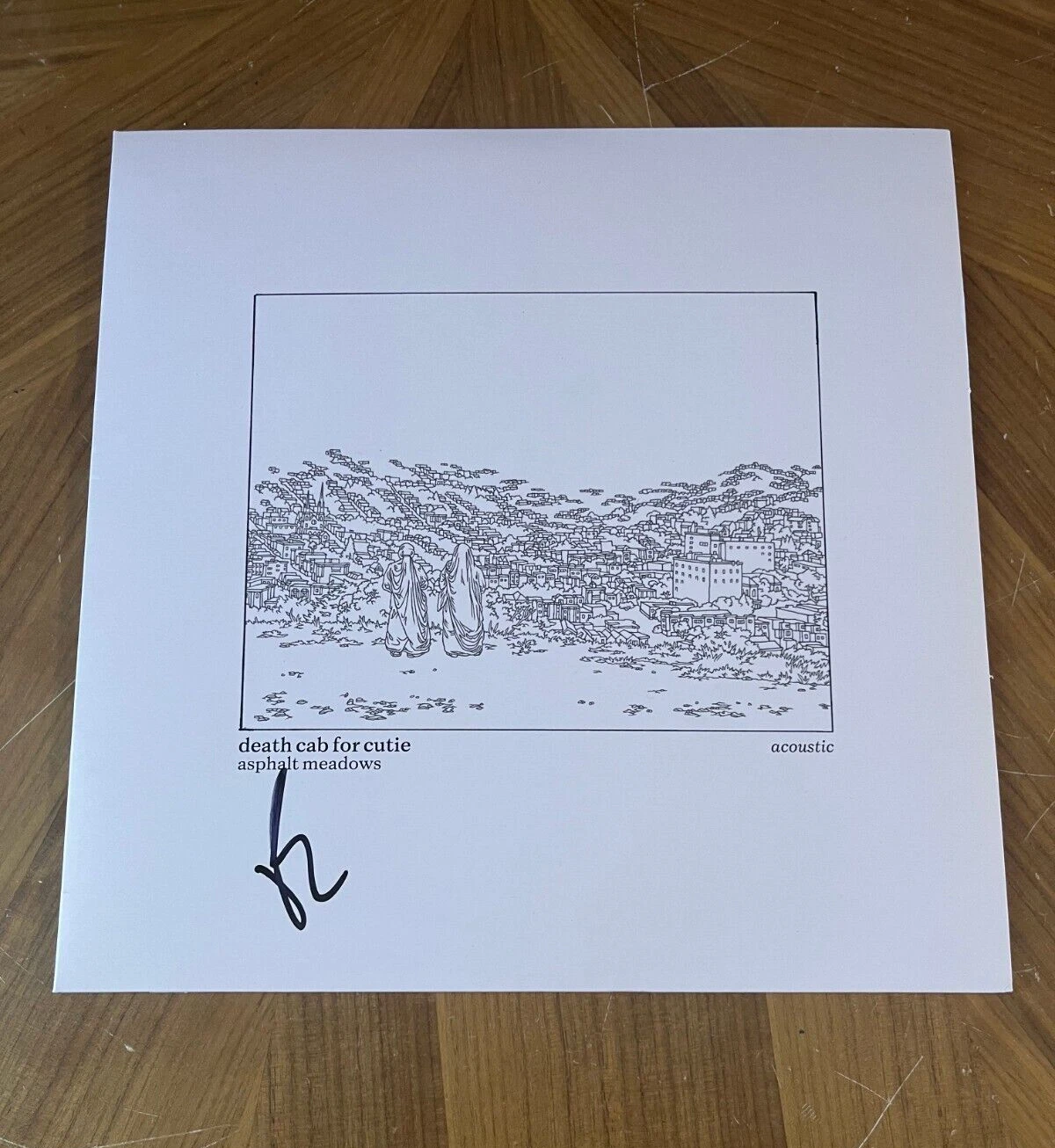 * BEN GIBBARD * signed album * DEATH CAB FOR CUTIE * ASPHALT MEADOWS ACOUSTIC 2