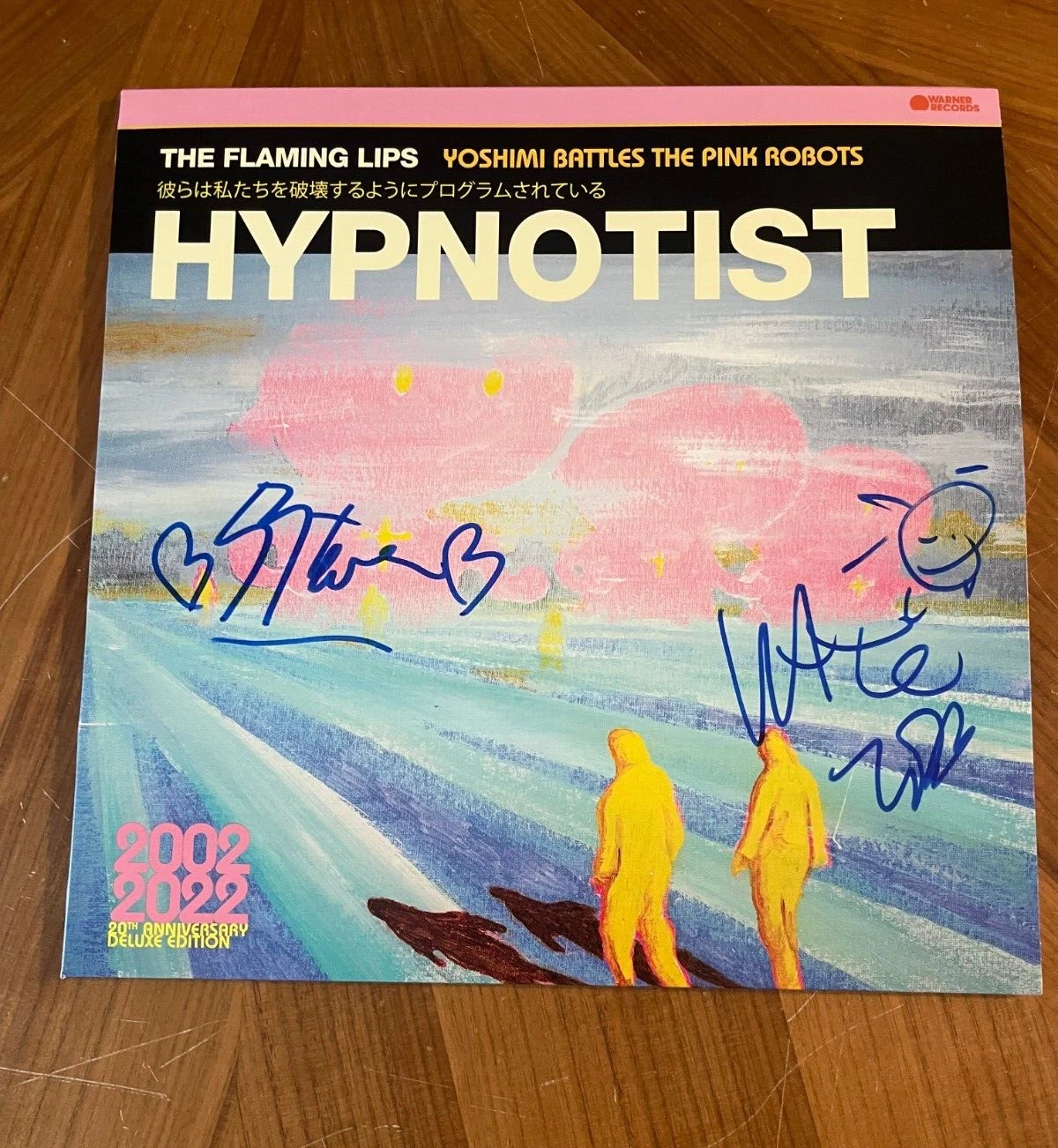 * THE FLAMING LIPS * signed album * YOSHIMI BATTLES THE PINK ROBOTS * HYPNOTIST