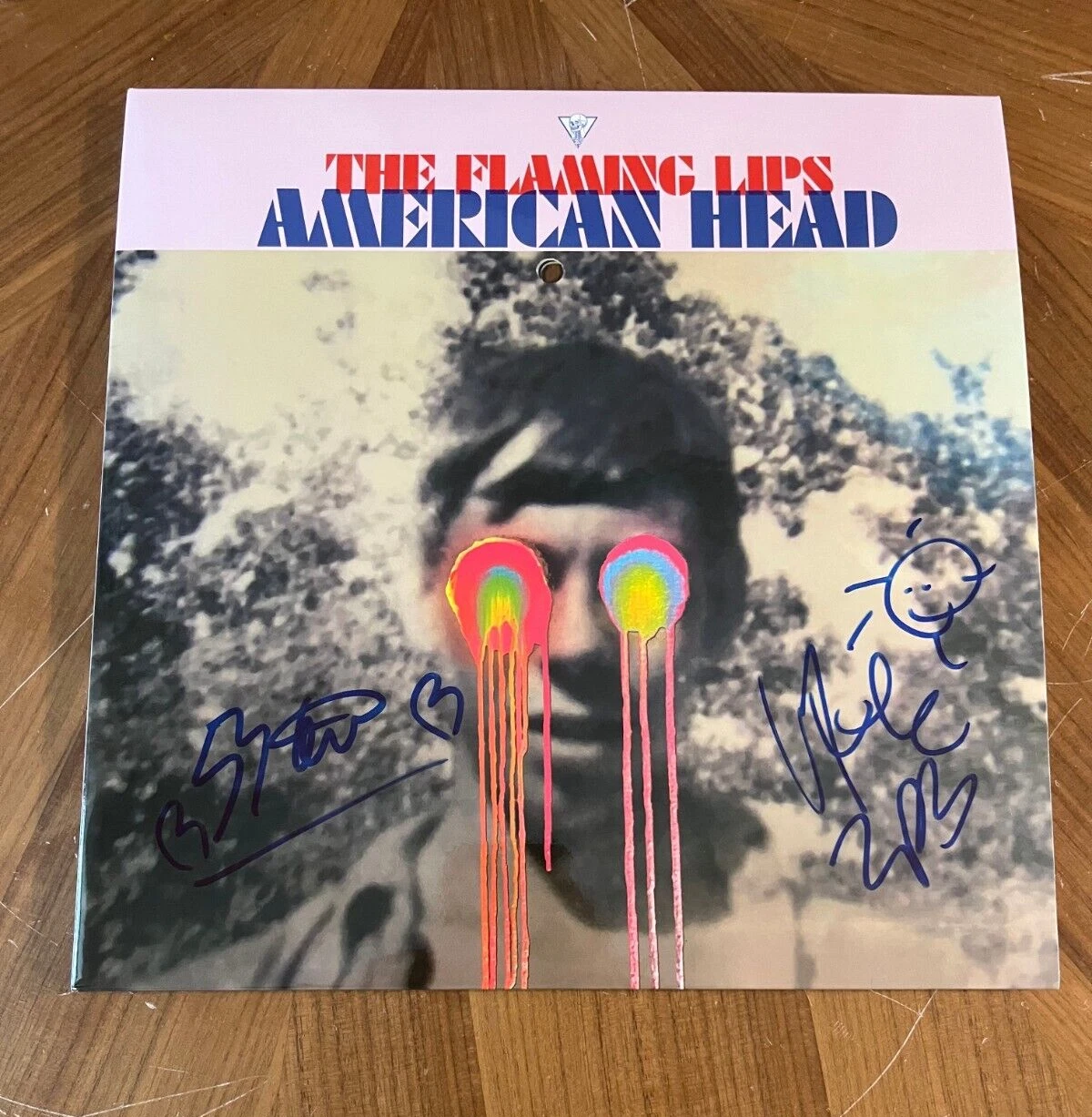 * THE FLAMING LIPS * signed album * AMERICAN HEAD * WAYNE COYNE & STEVEN DROZD *