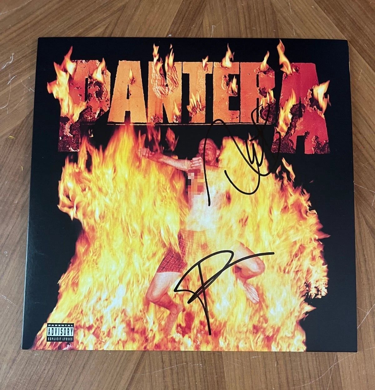 * PANTERA * signed album * REINVENTING THE STEEL * PHIL ANSELMO & REX BROWN * 1
