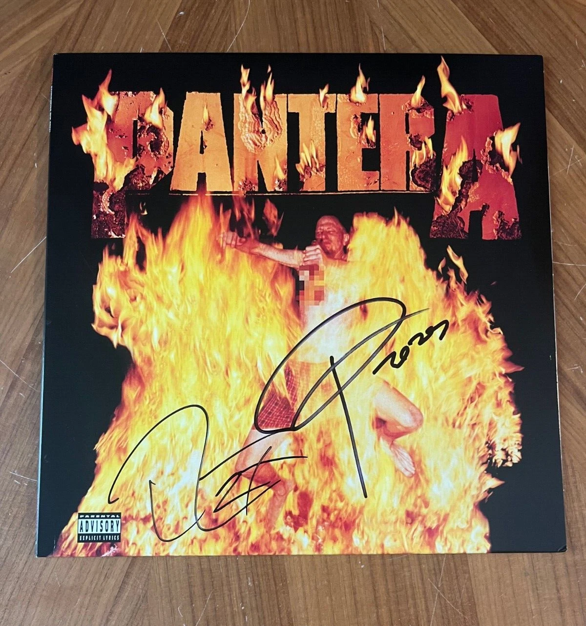 * PANTERA * signed album * REINVENTING THE STEEL * PHIL ANSELMO & REX BROWN * 3