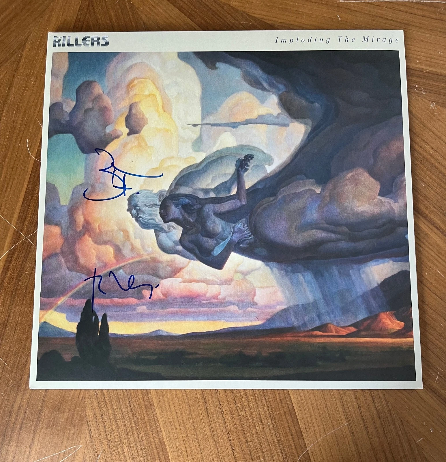 * THE KILLERS * signed album * IMPLODING THE MIRAGE * BRANDON & RONNIE * 3