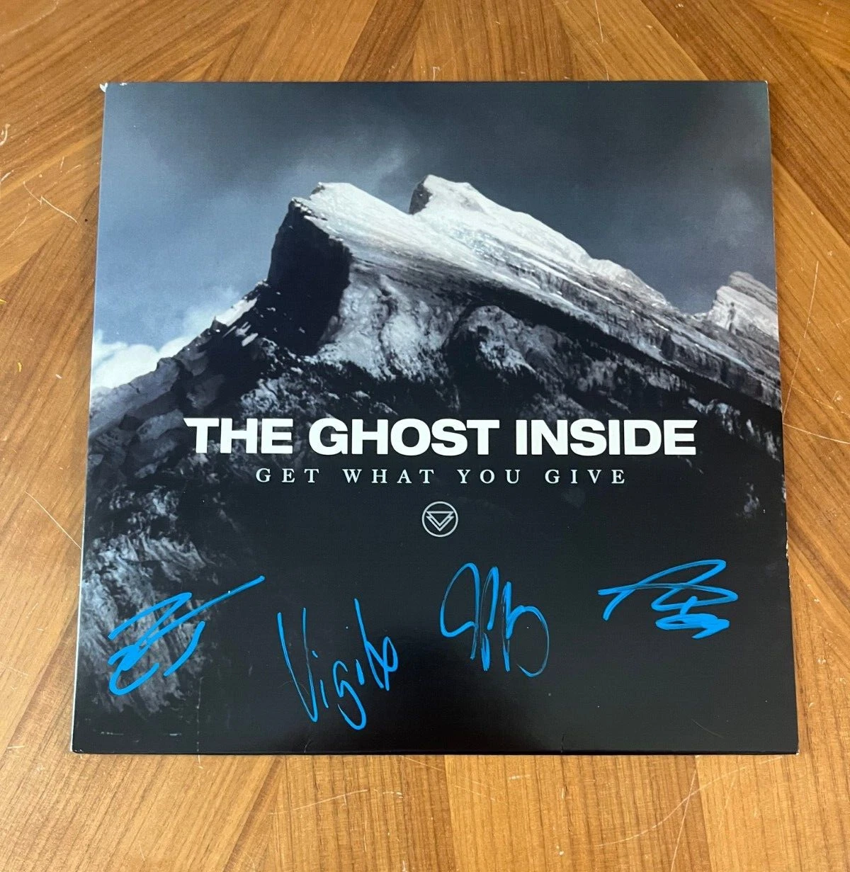 * THE GHOST INSIDE * signed album * GET WHAT YOU GIVE * 1