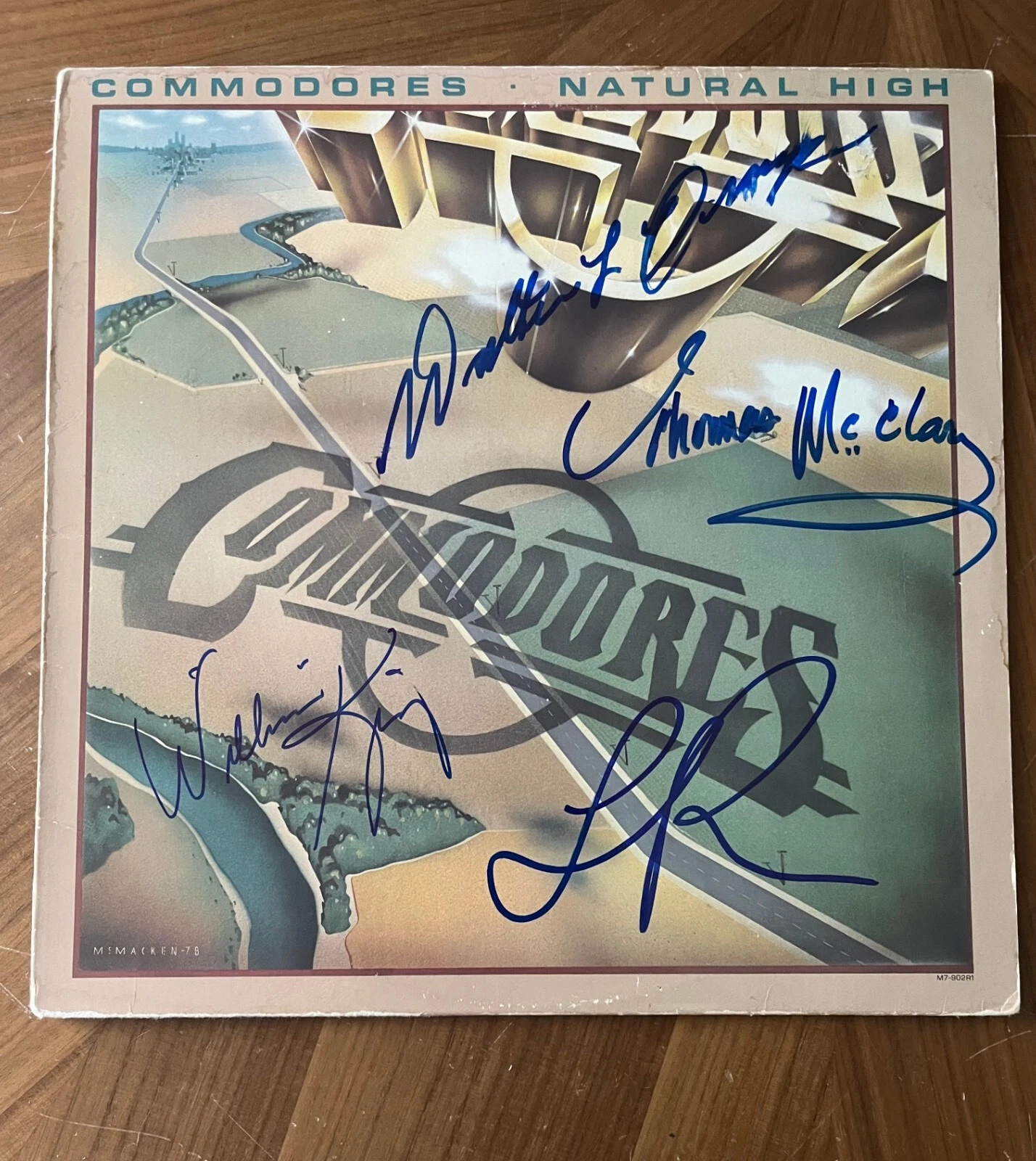 * COMMODORES * signed album * LIONEL RICHIE, MCCLARY, ORANGE & KING * PROOF * 2