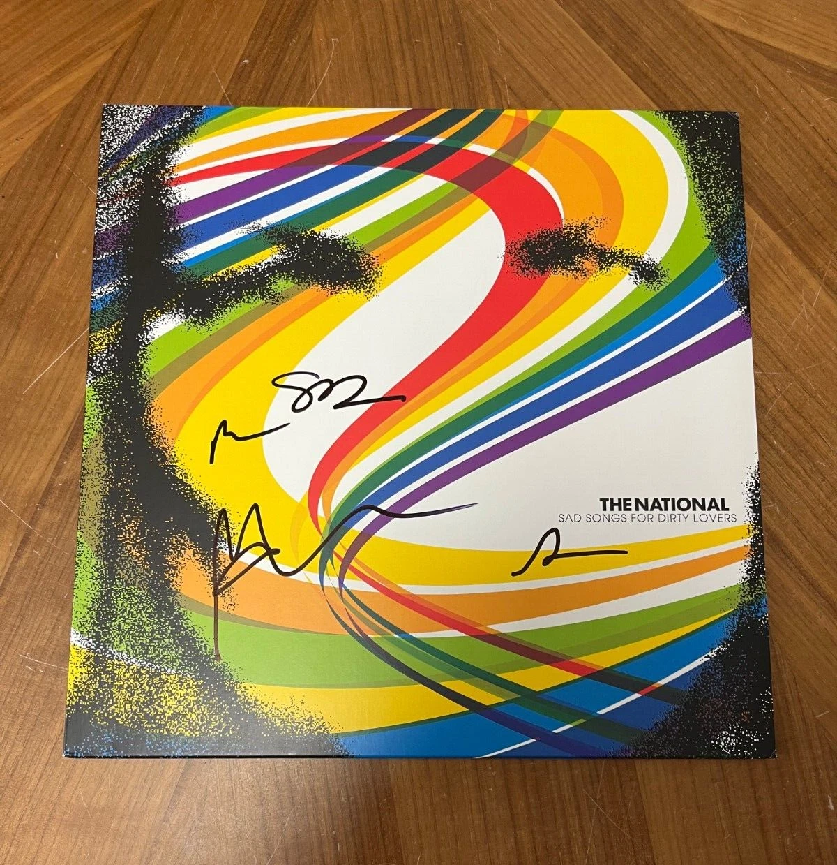 * THE NATIONAL * signed album * SAD SONGS FOR DIRTY LOVERS * MATT BERNINGER * 1